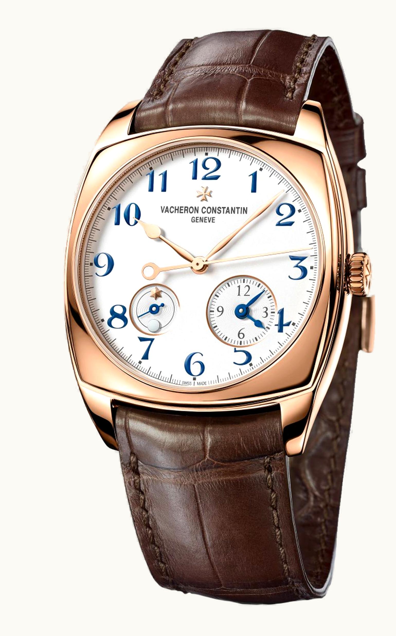Vacheron Constantin Harmony Dual Time Pink Gold / Blue Numerals