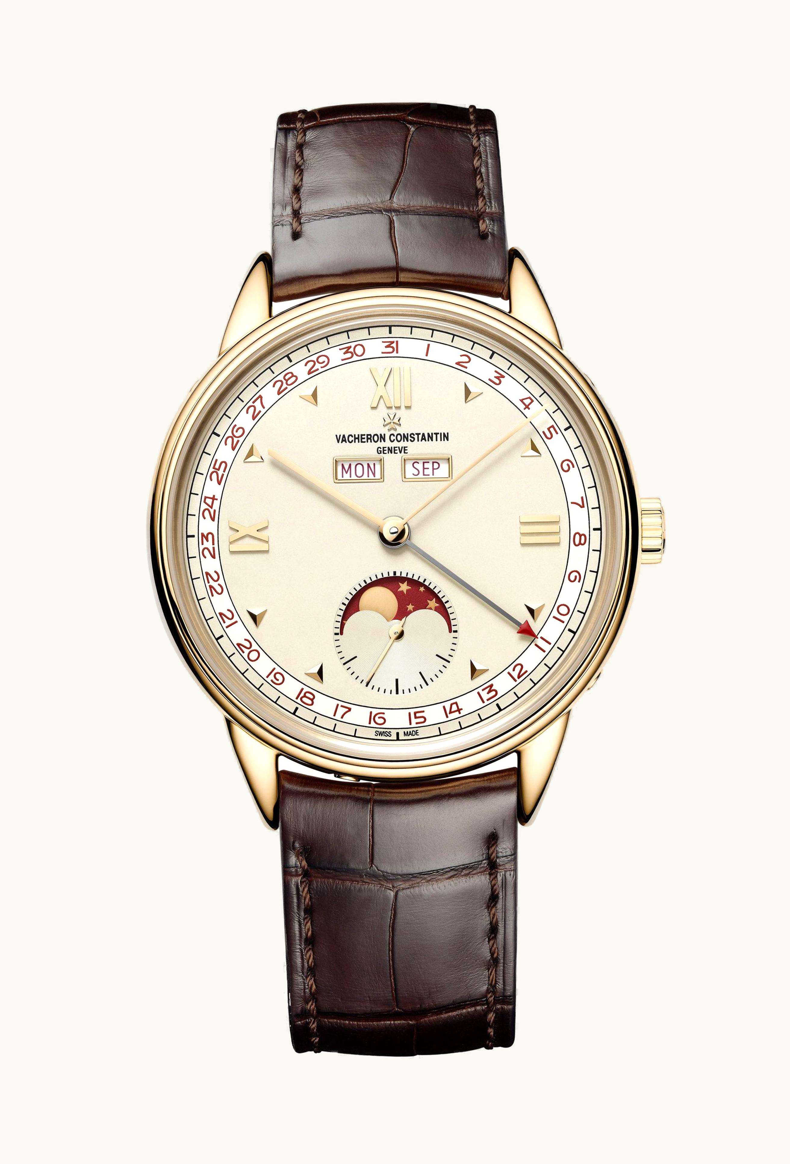 Vacheron Constantin Historiques Triple Calendrier 1948 Pink Gold / Silver / Red