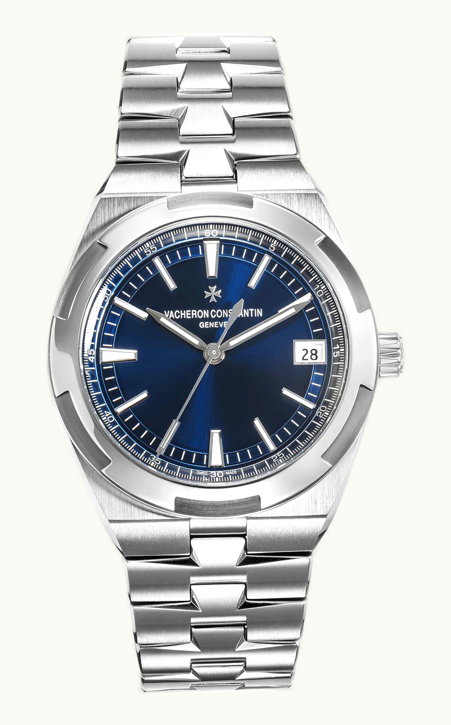Vacheron Constantin Overseas Date Stainless Steel / Blue