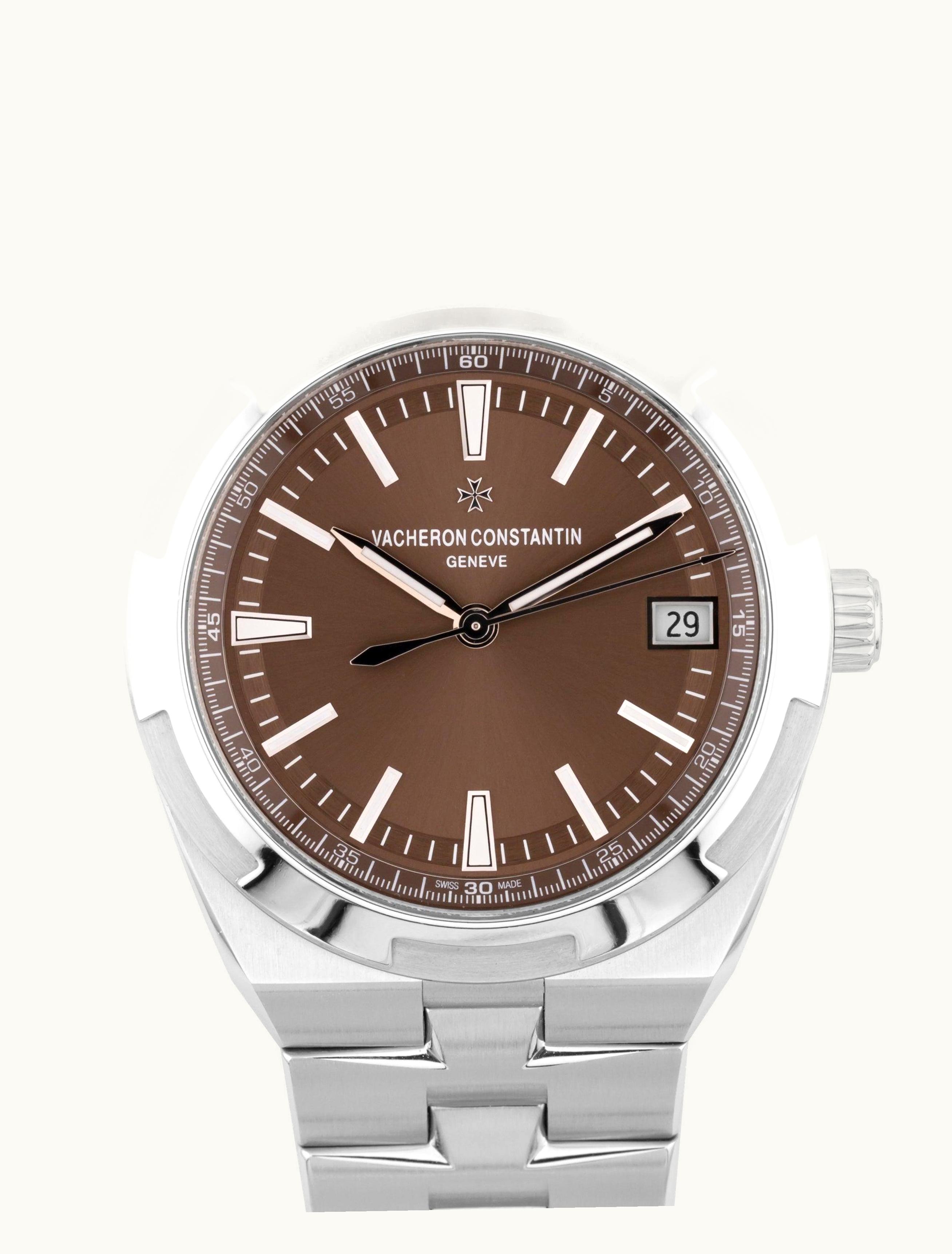 Vacheron Constantin Overseas Date Stainless Steel / Brown