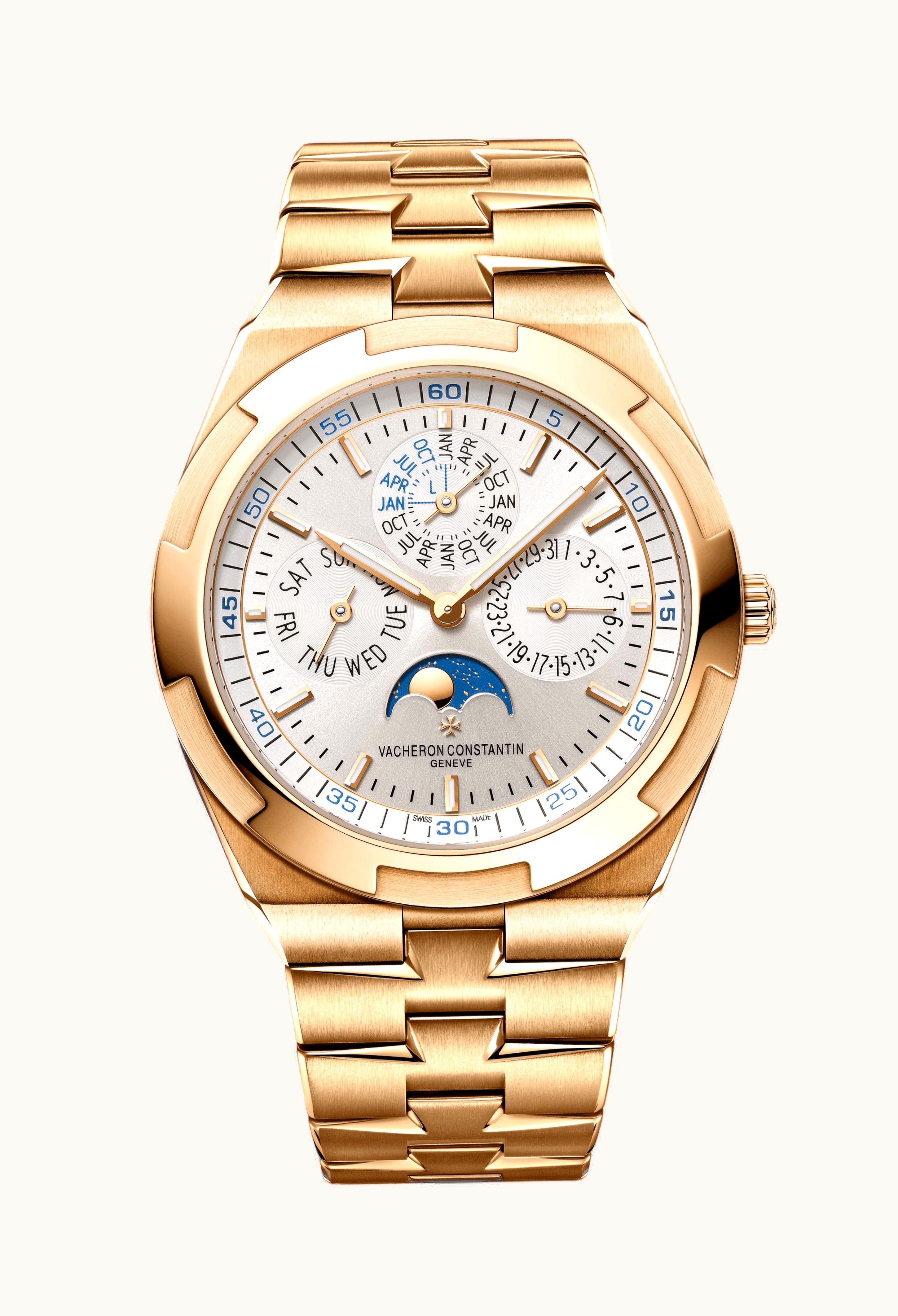 Vacheron Constantin Overseas Ultra-Thin Perpetual Calendar Pink Gold / Silver / Bracelet