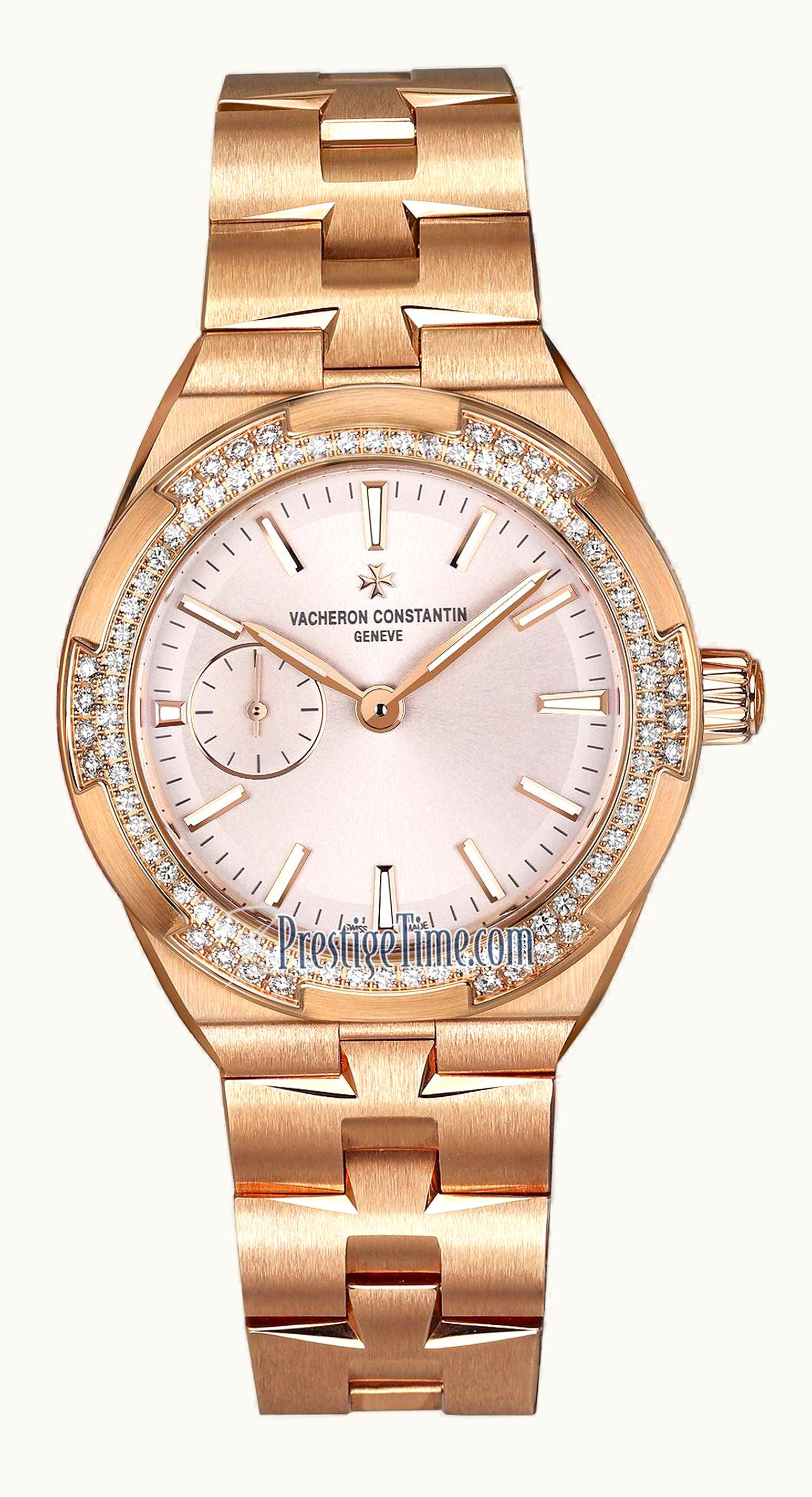 Vacheron Constantin Overseas Small Pink Gold / Beige / Bracelet