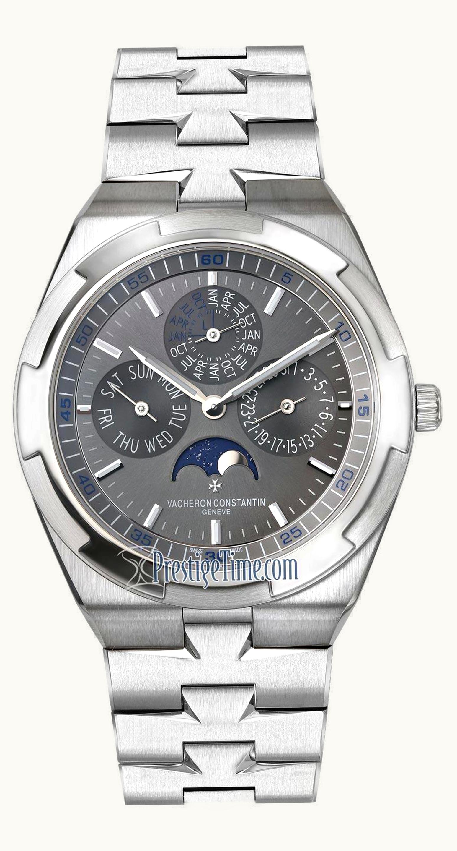 Vacheron Constantin Overseas Ultra-Thin Perpetual Calendar White Gold / Grey / Bracelet
