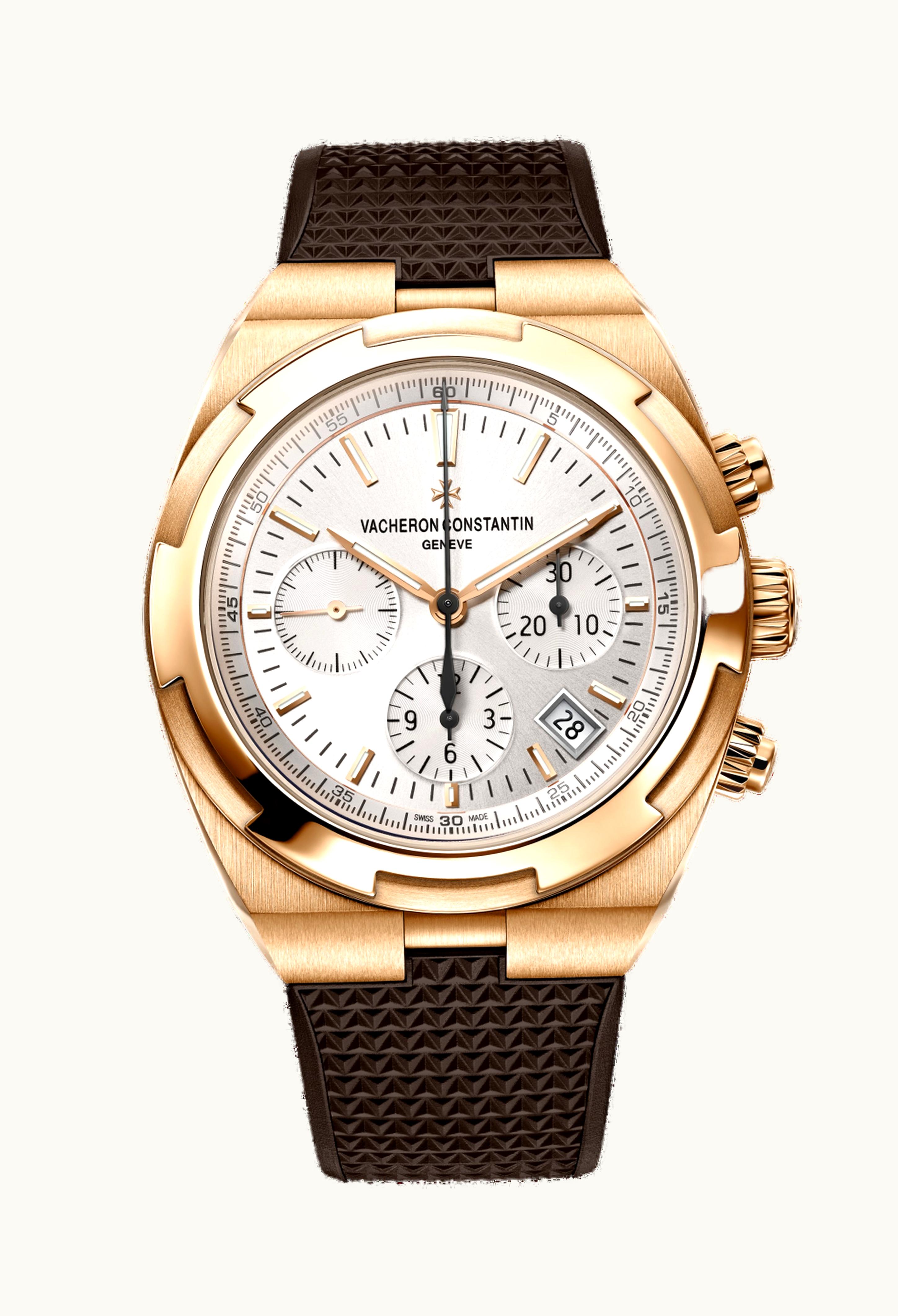 Vacheron Constantin Overseas Chronograph Stainless Steel / Pink Gold / Silver