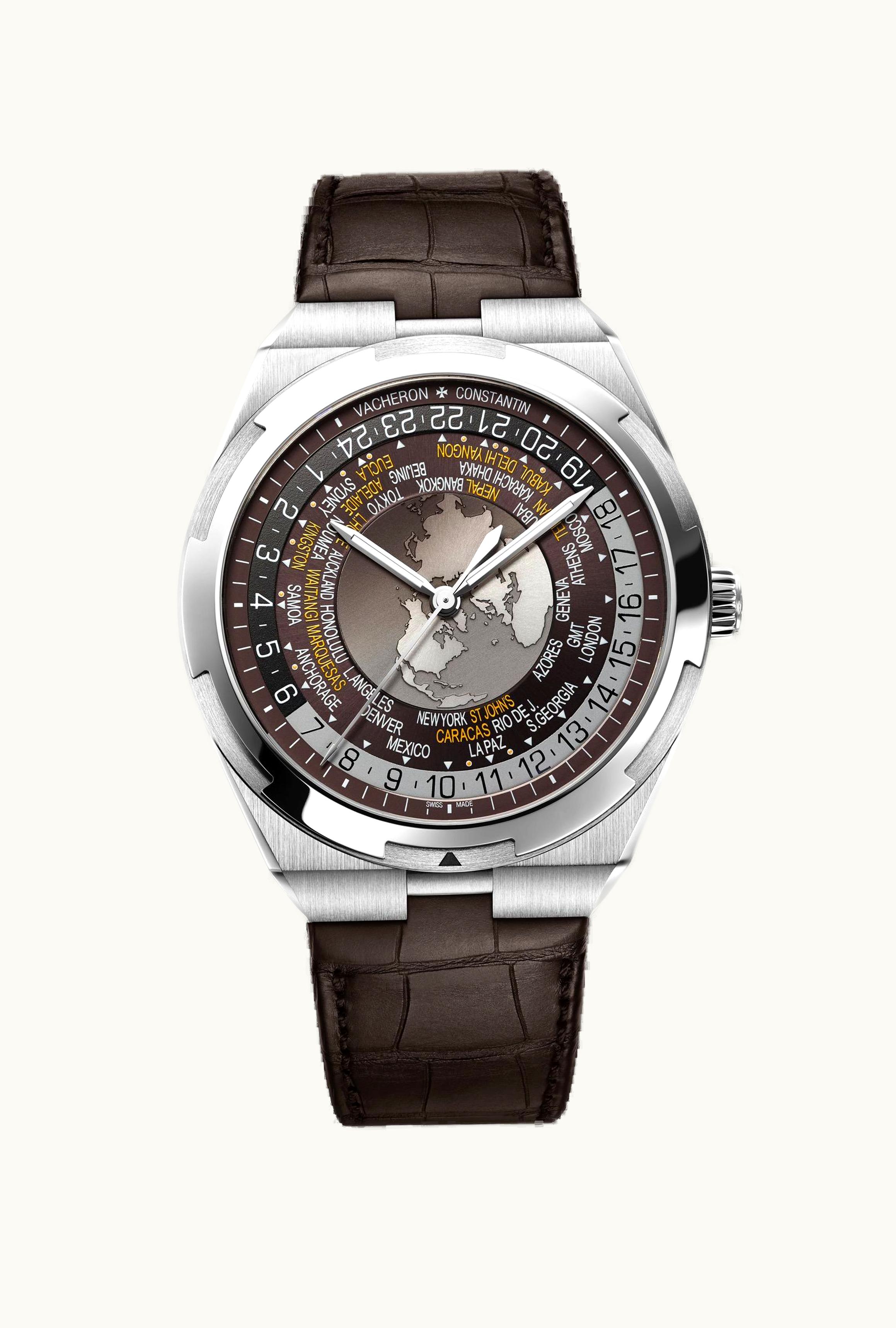 Vacheron Constantin Overseas World Time Brown