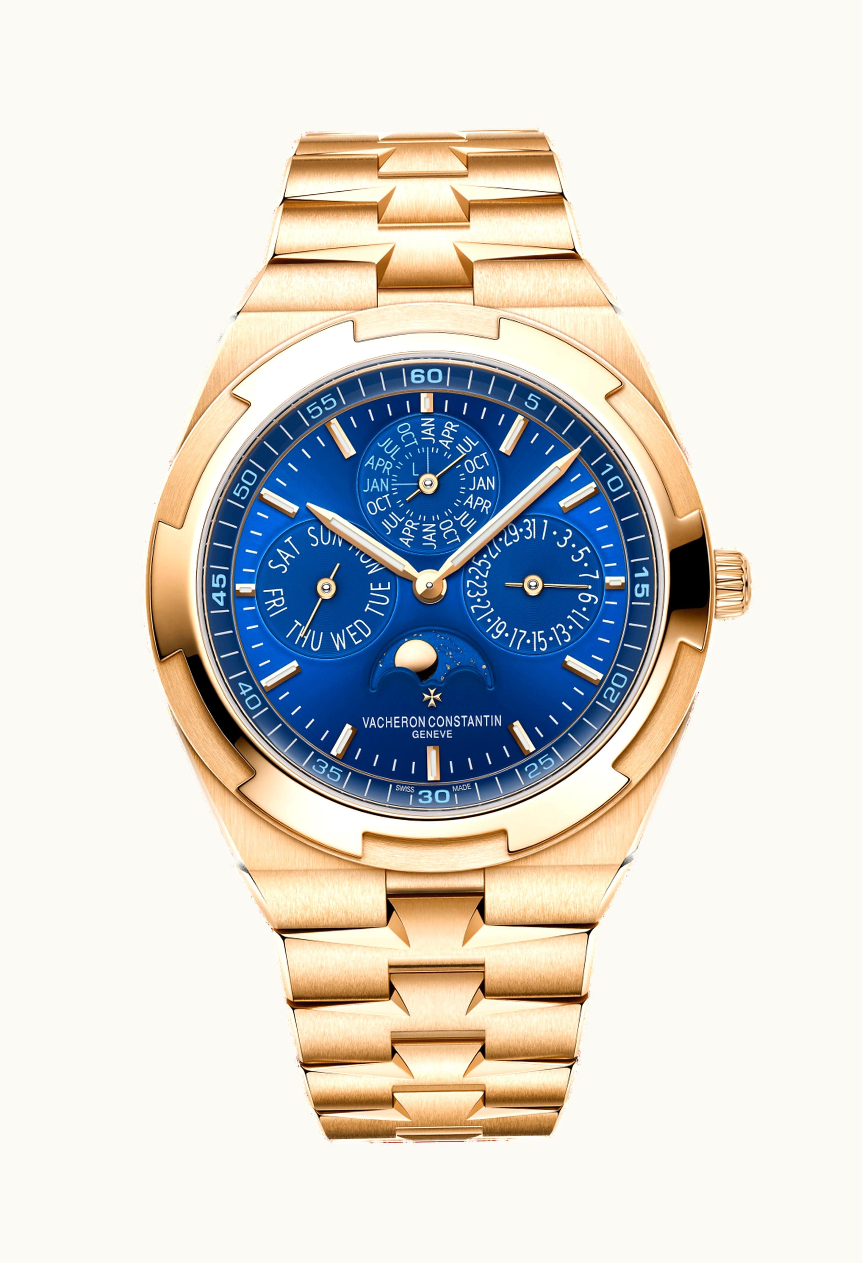 Vacheron Constantin Overseas Ultra-Thin Perpetual Calendar Pink Gold / Blue