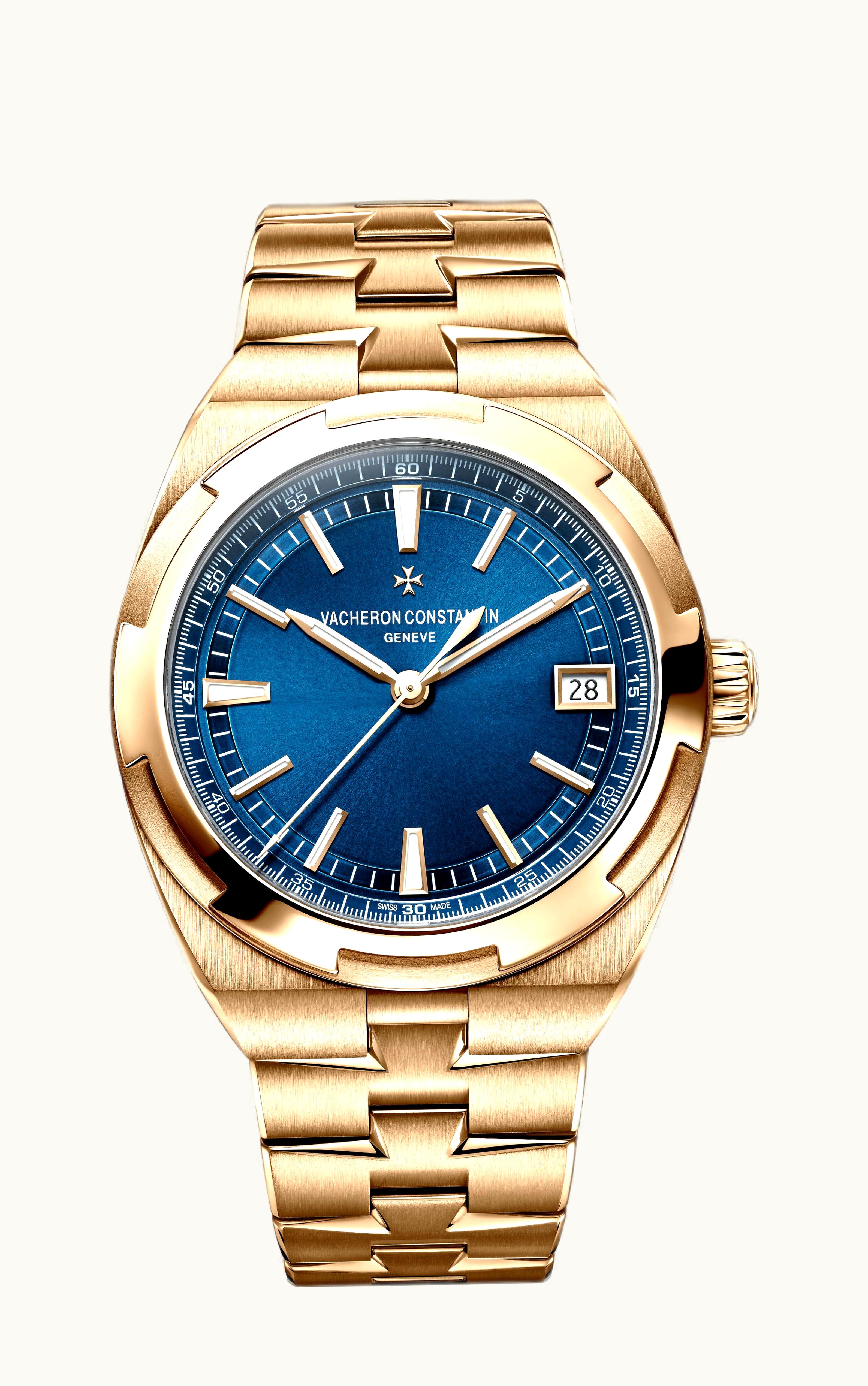 Vacheron Constantin Overseas Date Pink Gold / Blue
