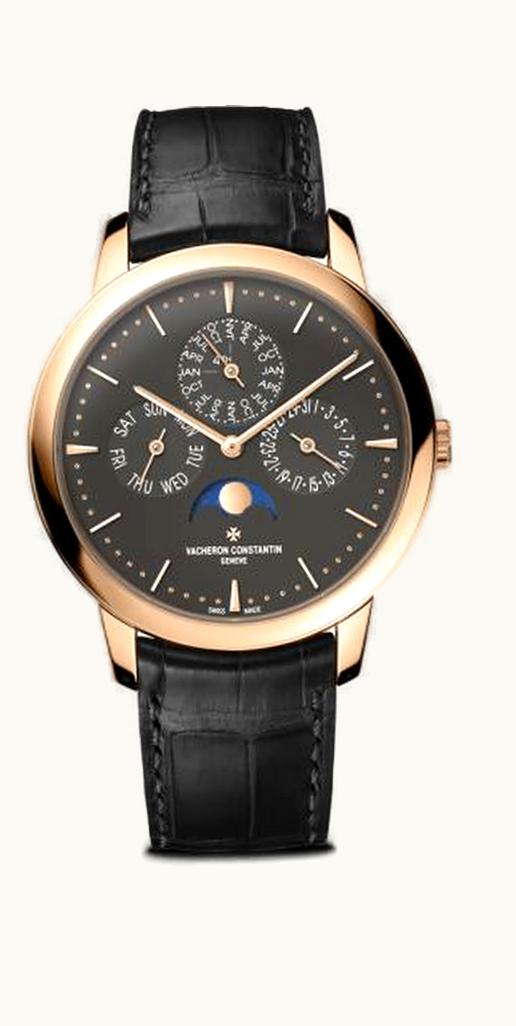 Vacheron Constantin Patrimony Perpetual Calendar Pink Gold / Anthracite