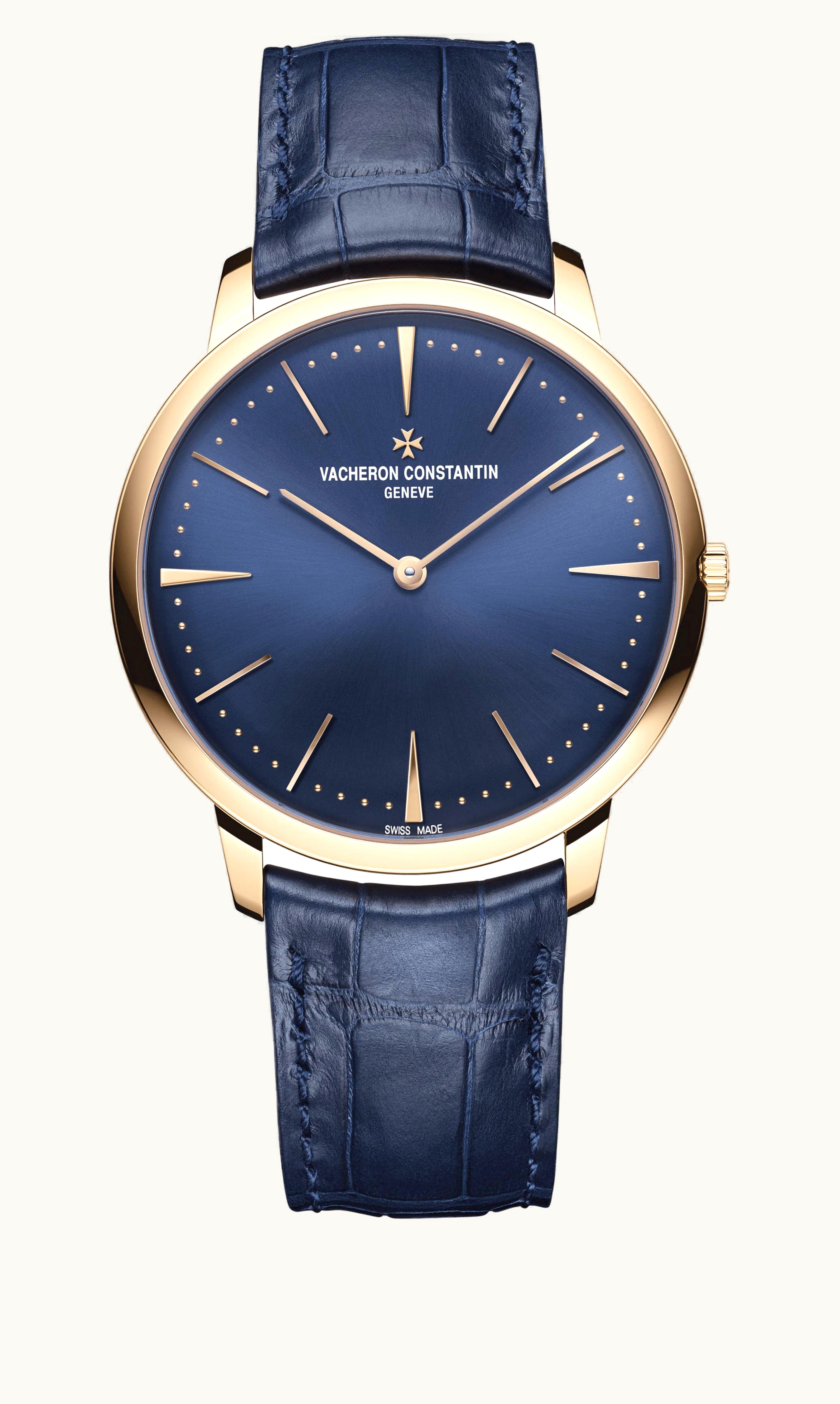 Vacheron Constantin Patrimony Contemporaine 40 Manual-Winding Pink Gold / Blue