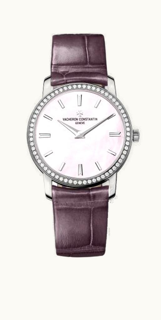 Vacheron Constantin Traditionnelle Quartz White Gold / Diamond / MOP