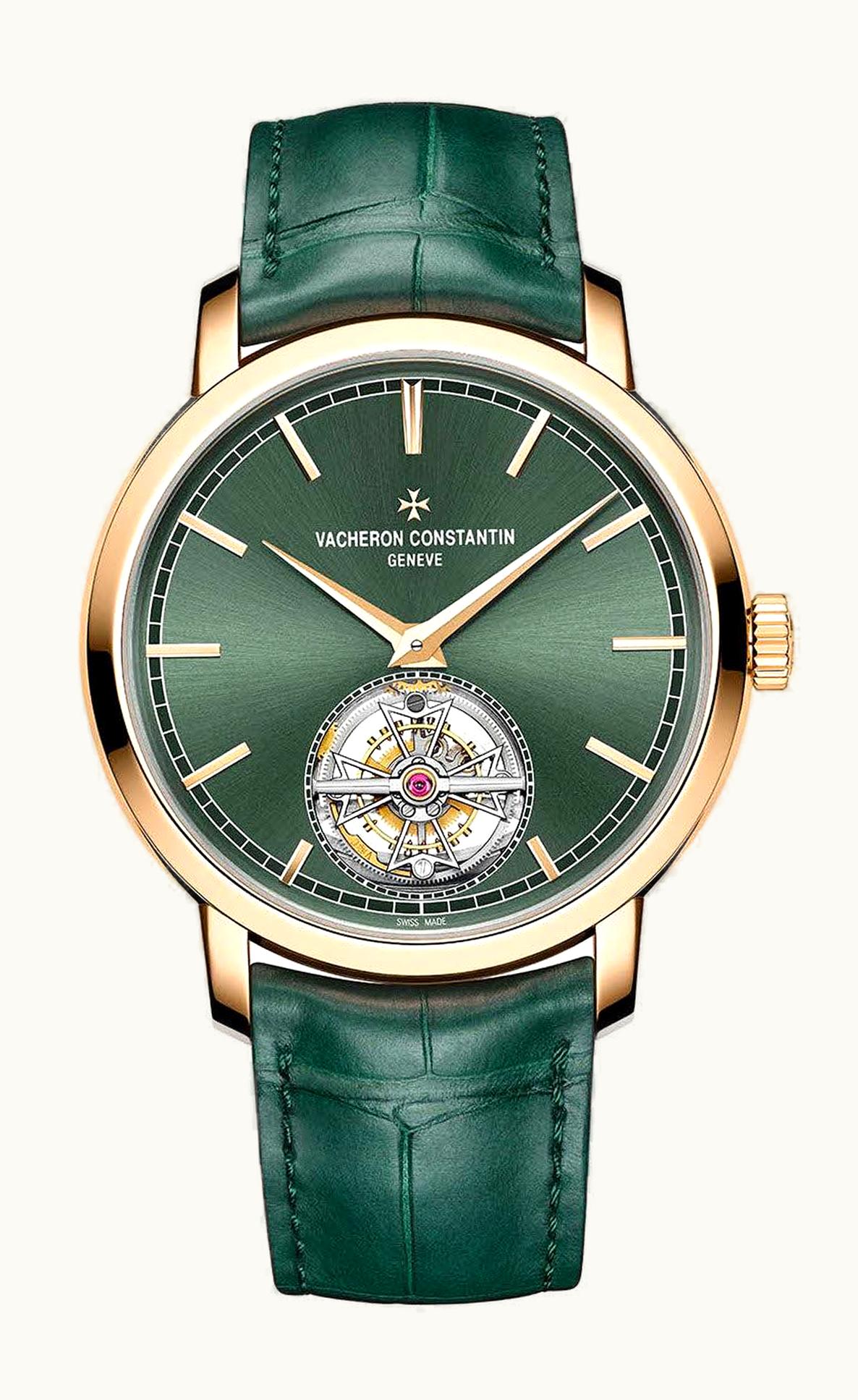 Vacheron Constantin Traditionnelle Tourbillon Pink Gold / Green