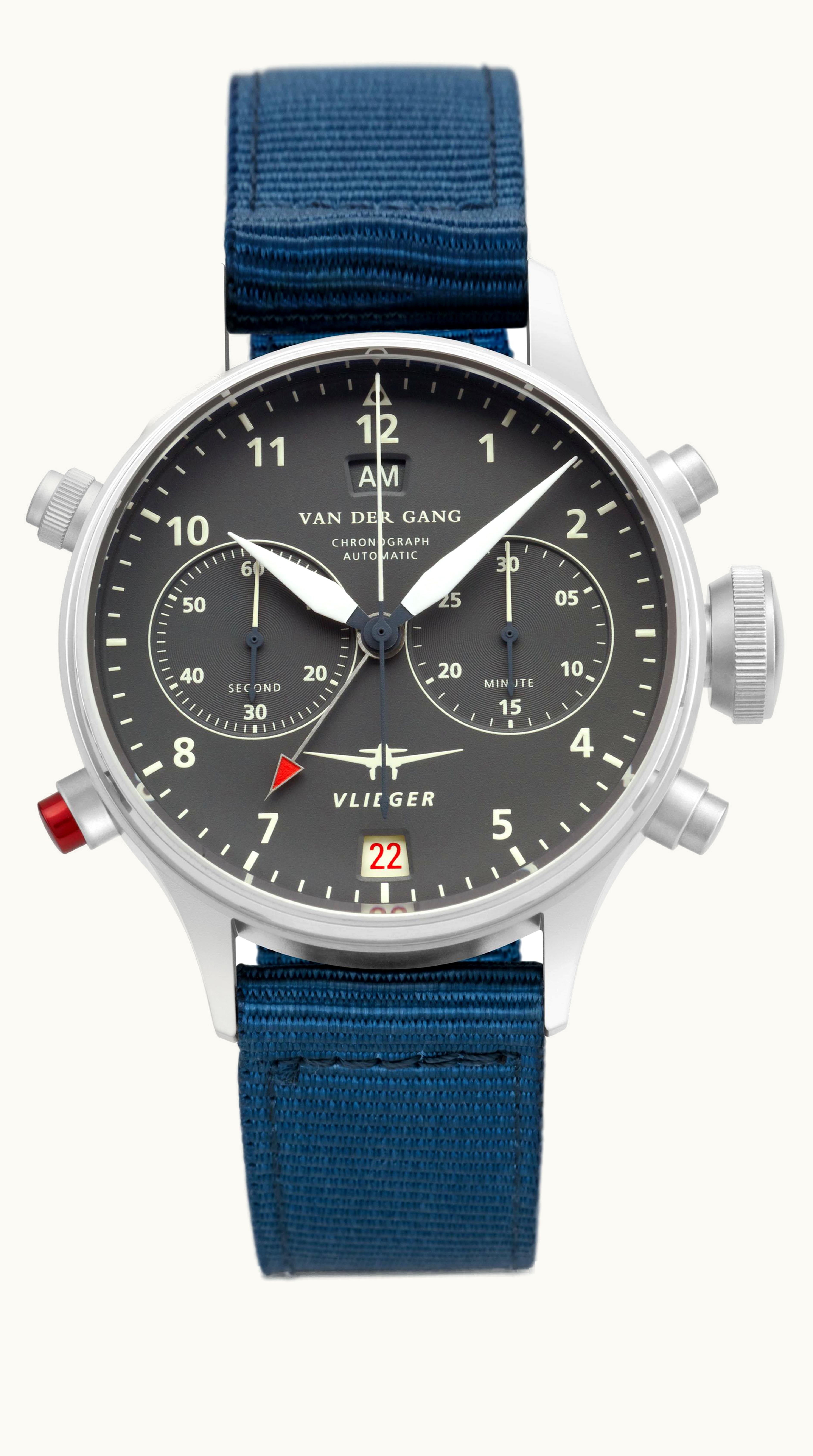 Van der Gang Watches 20044B Stainless Steel / Anthracite Grey