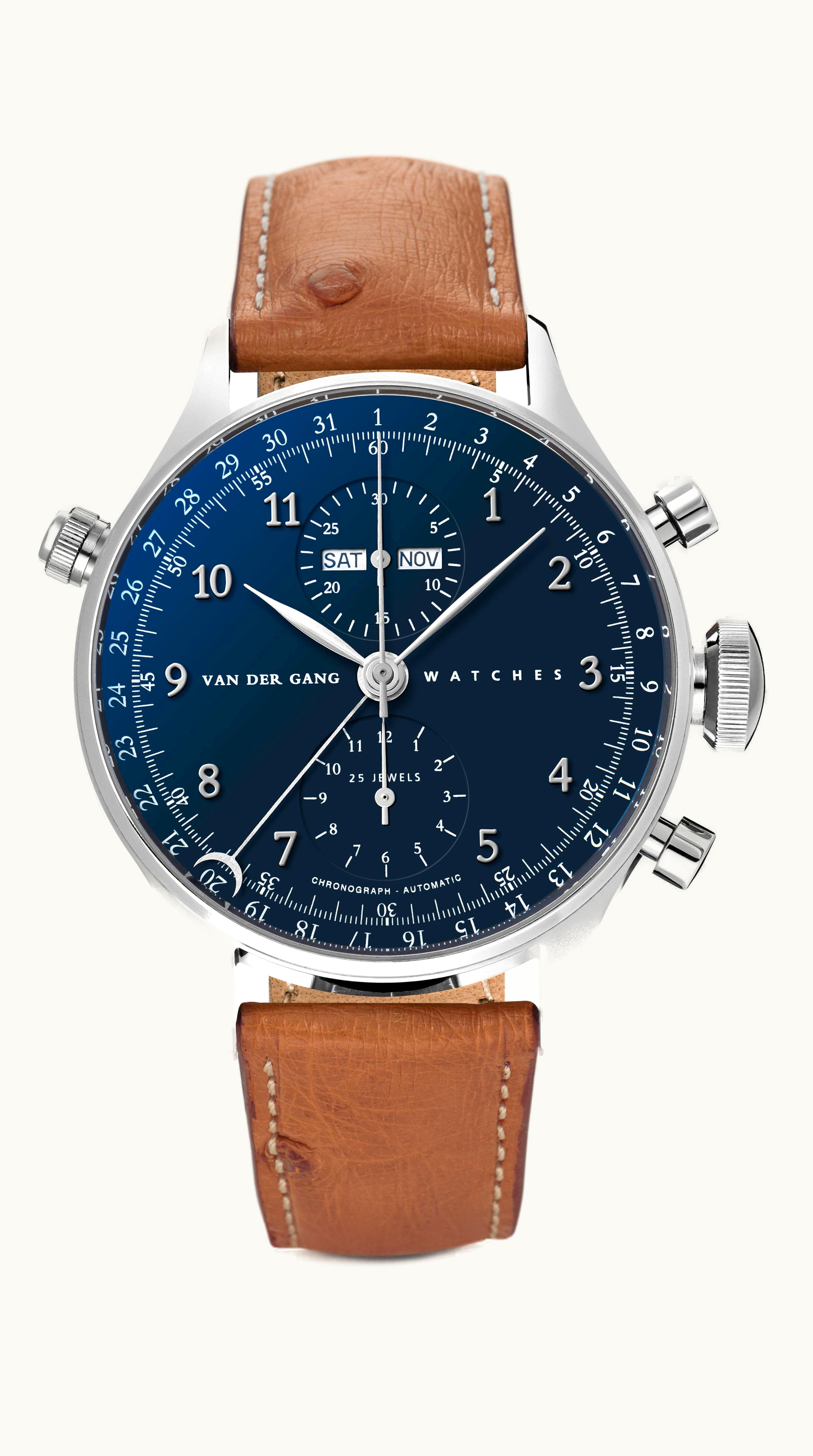 Van der Gang Watches 20004 Stainless Steel / Blue