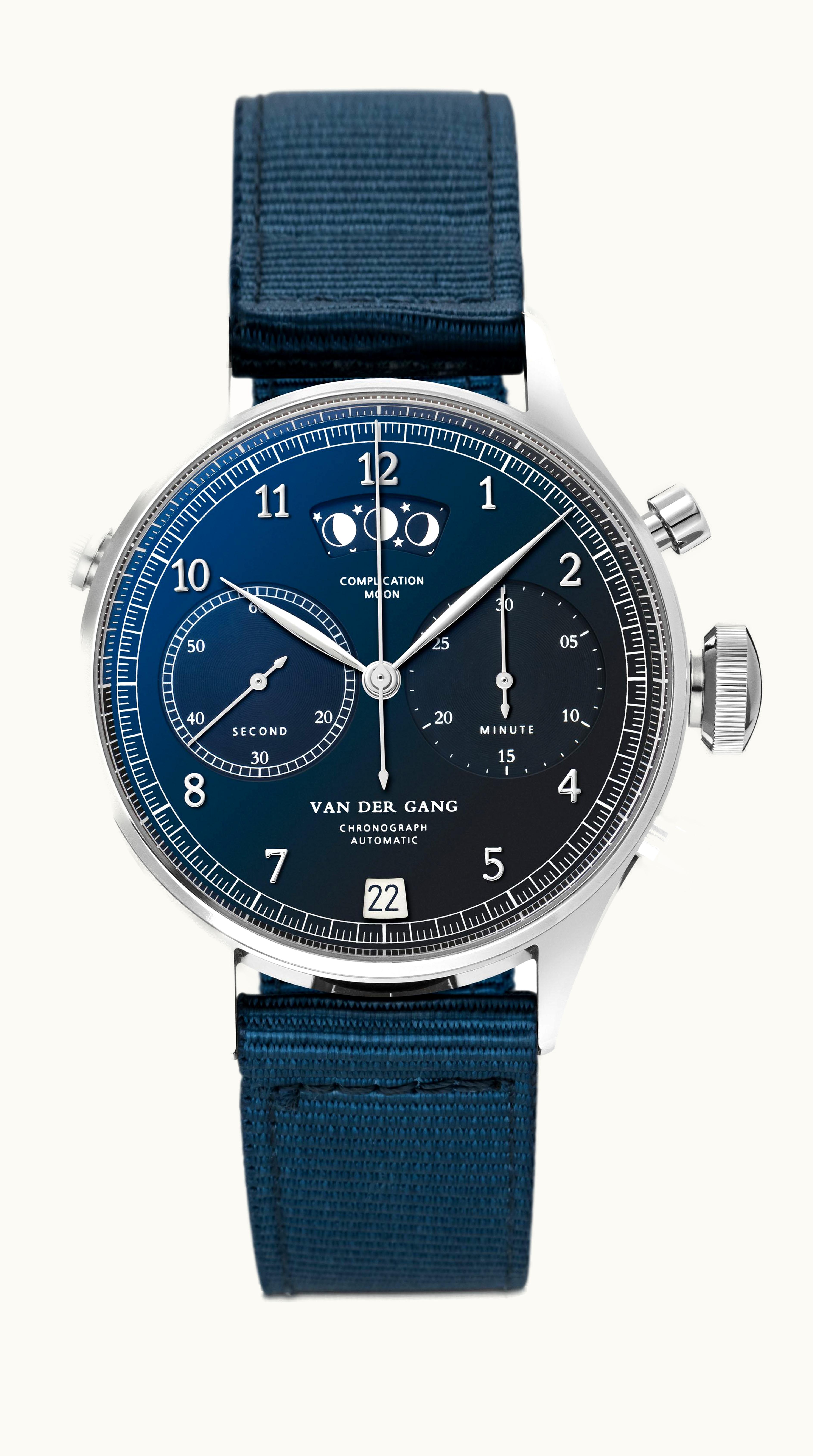 Van der Gang Watches 20028 Stainless steel / Blue