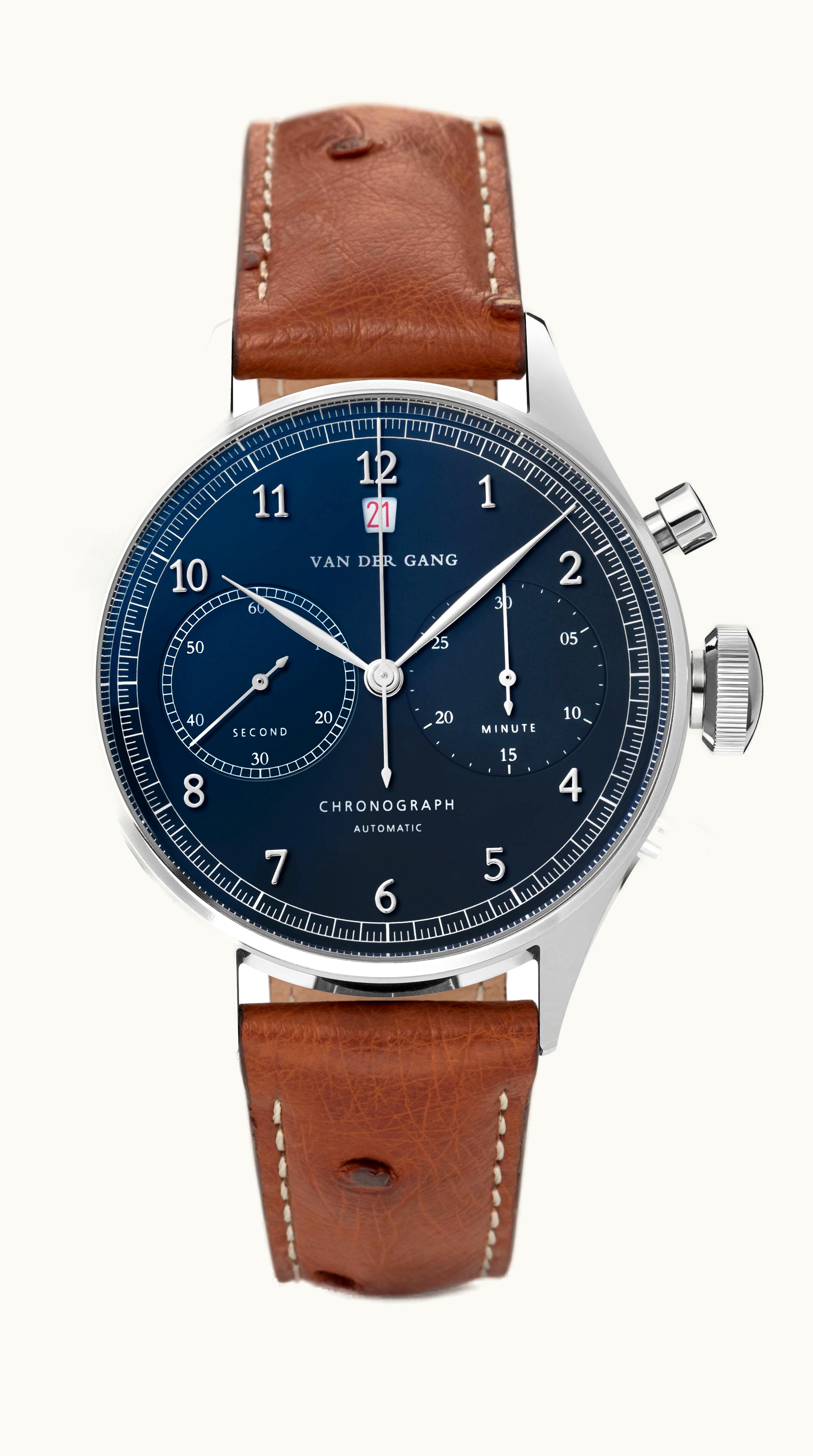 Van der Gang Watches 20021 Stainless Steel / Black