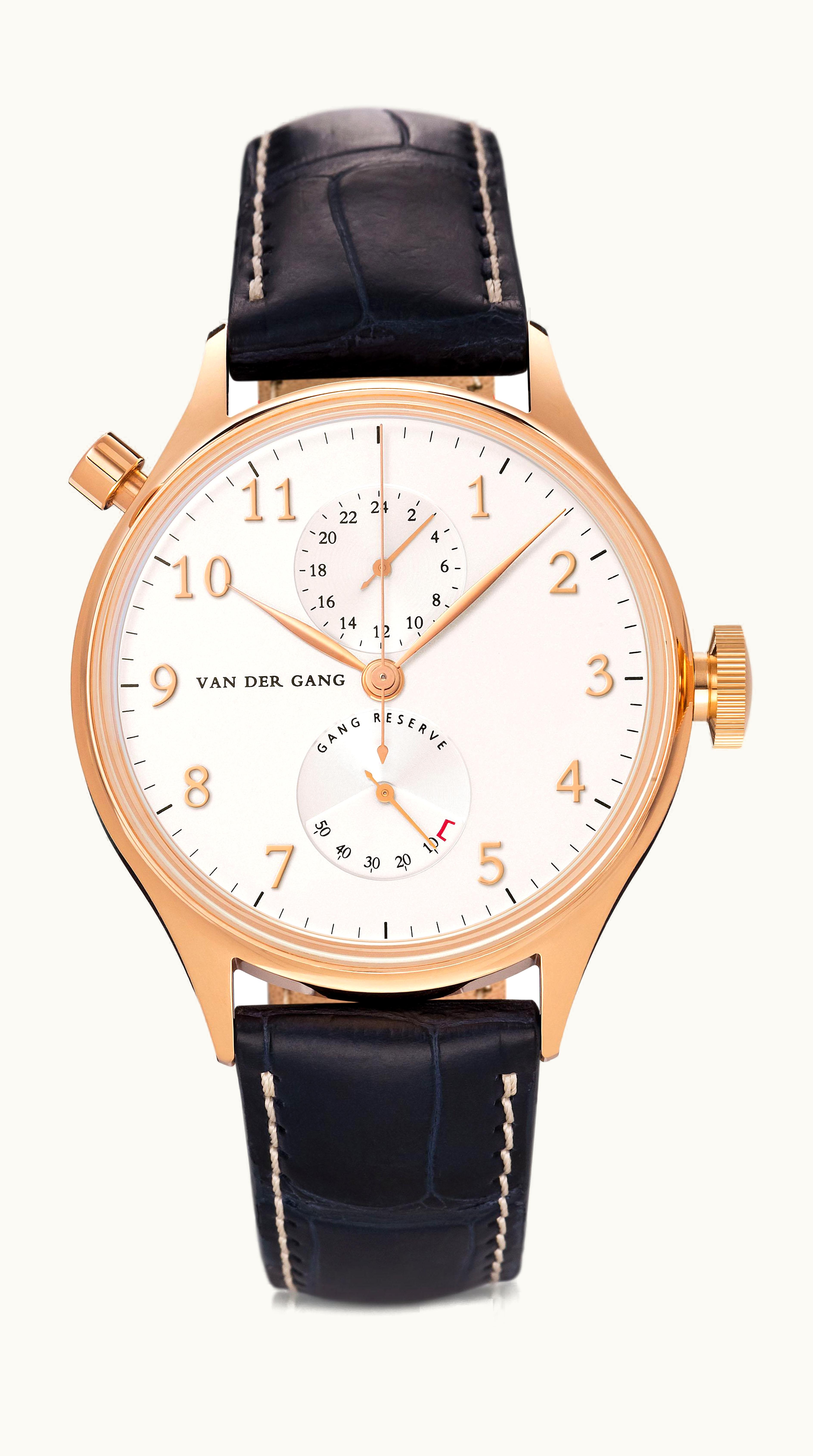 Van der Gang Watches 20016 Rose Gold / Silver