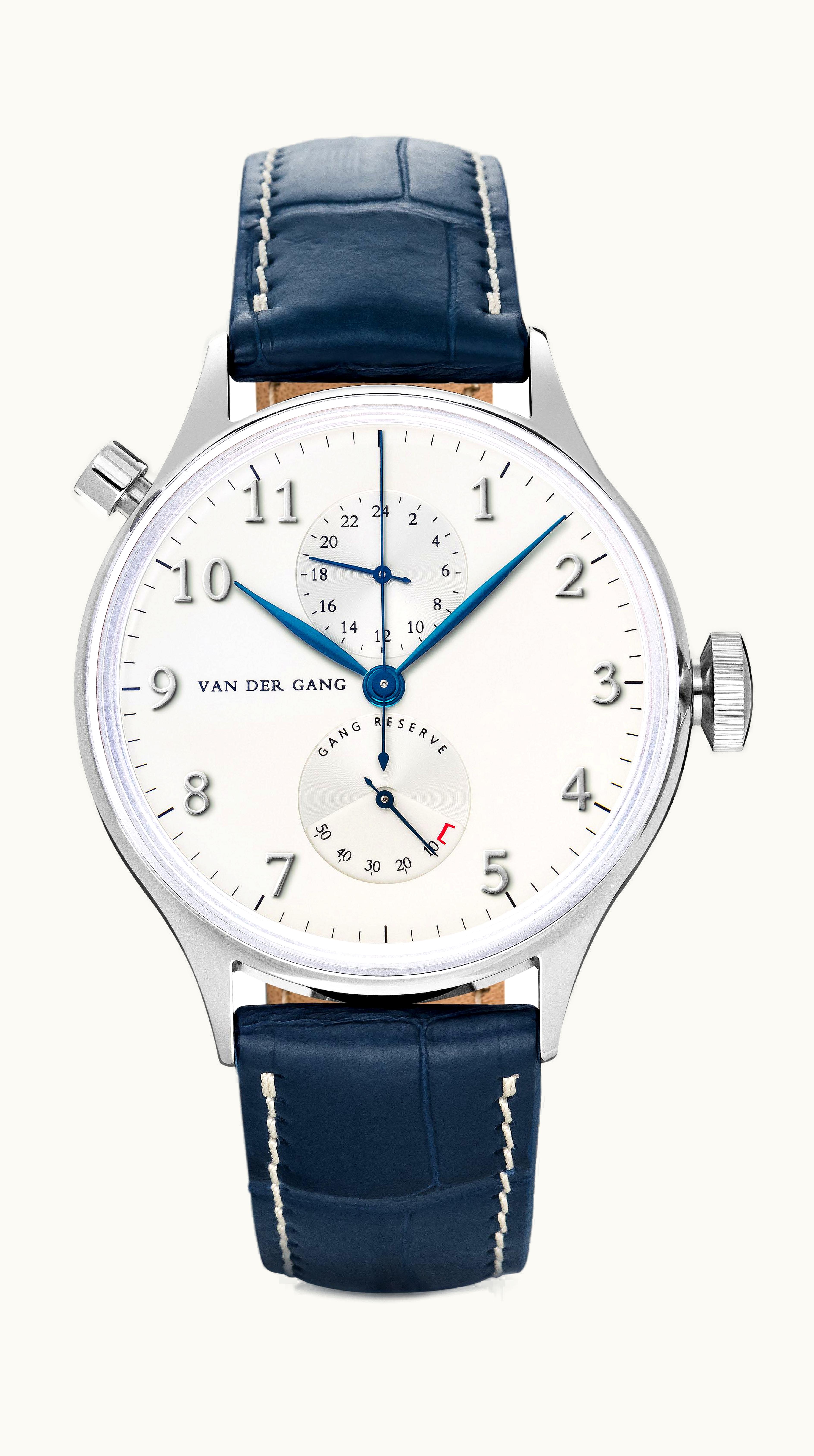 Van der Gang Watches 20010 Stainless Steel / White