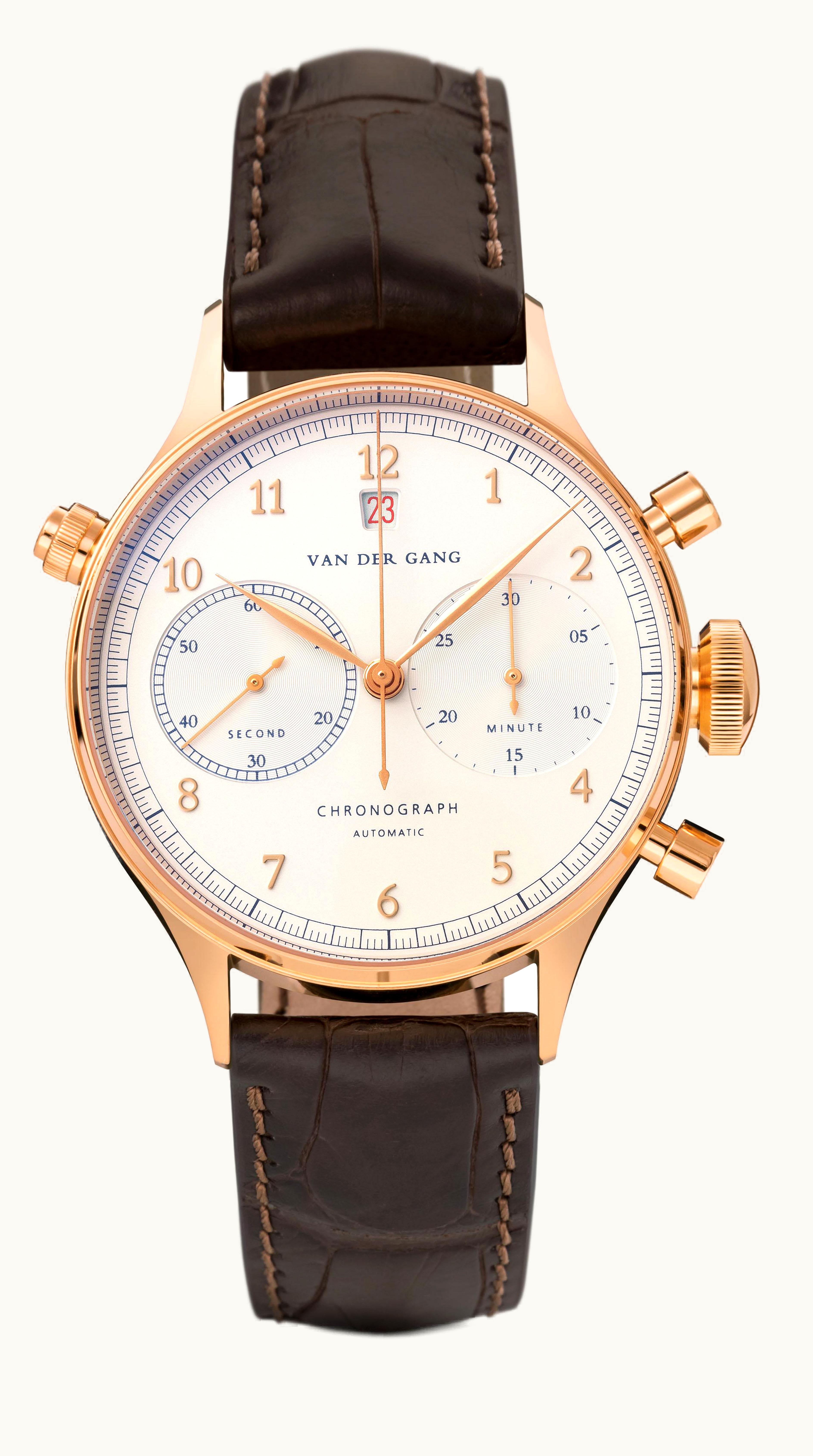 Van der Gang Watches 20023 Rose Gold / Silver