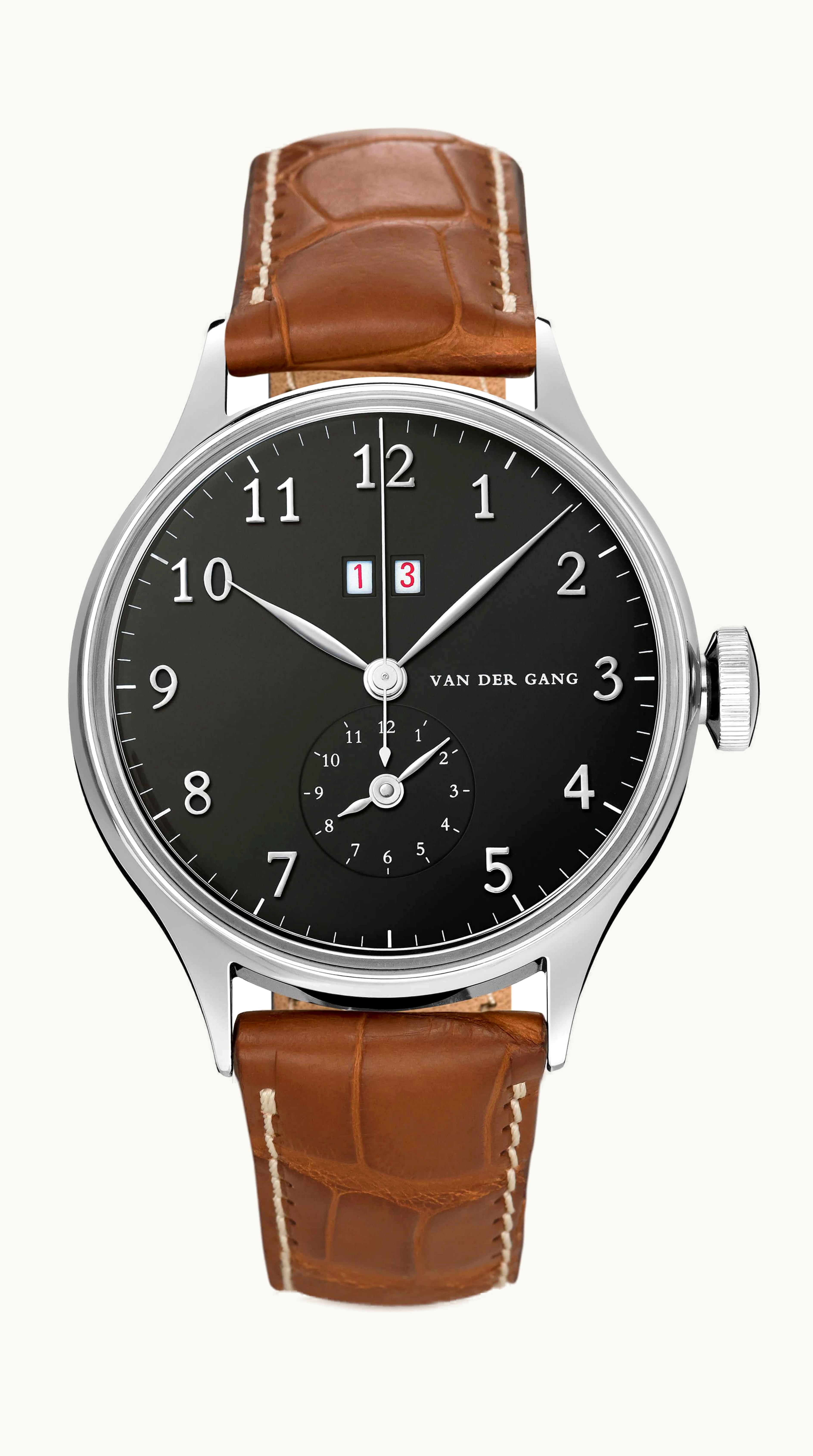 Van der Gang Watches 20013 Stainless Steel/ Black