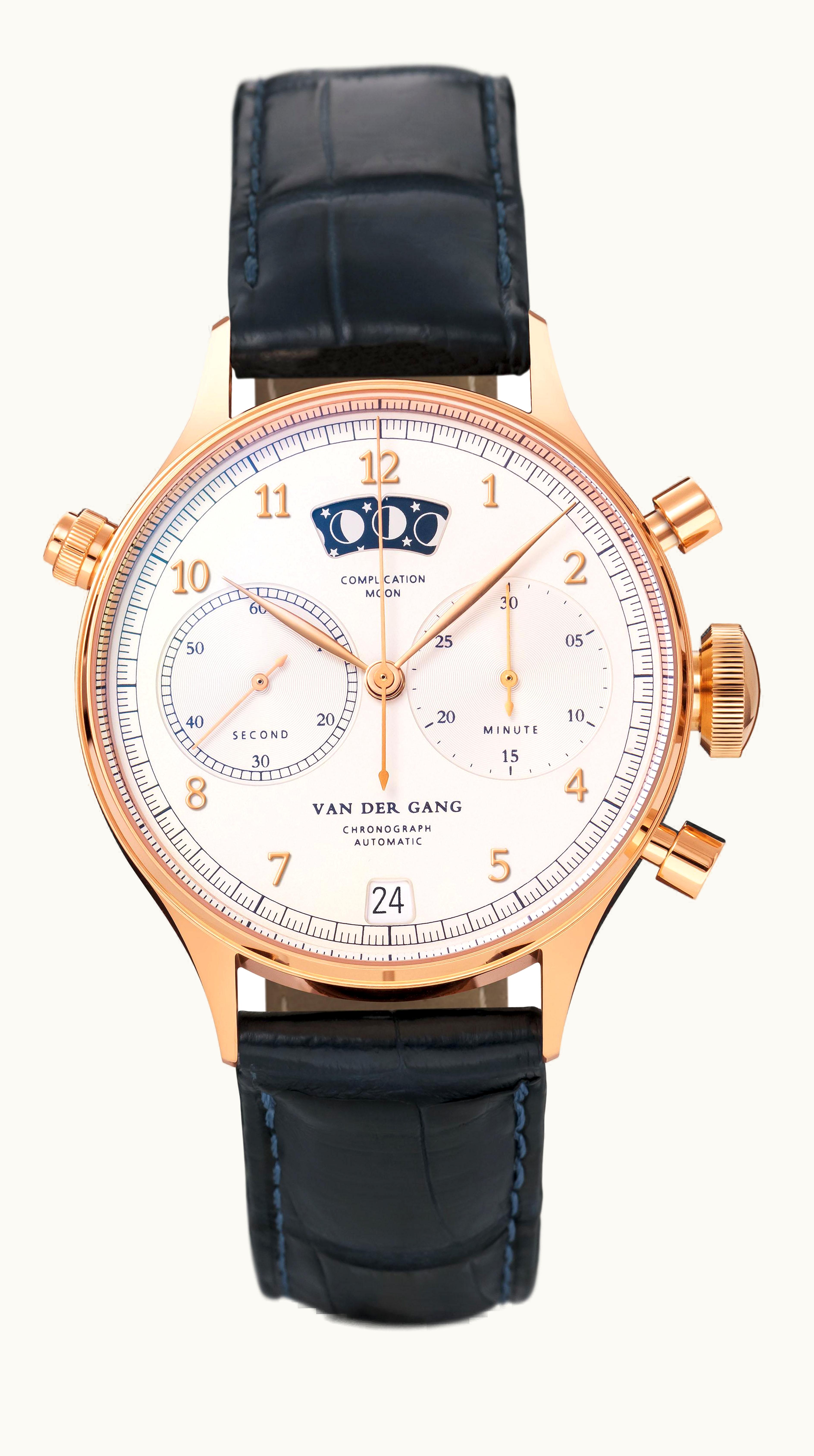 Van der Gang Watches 20024 Rose Gold / Silver