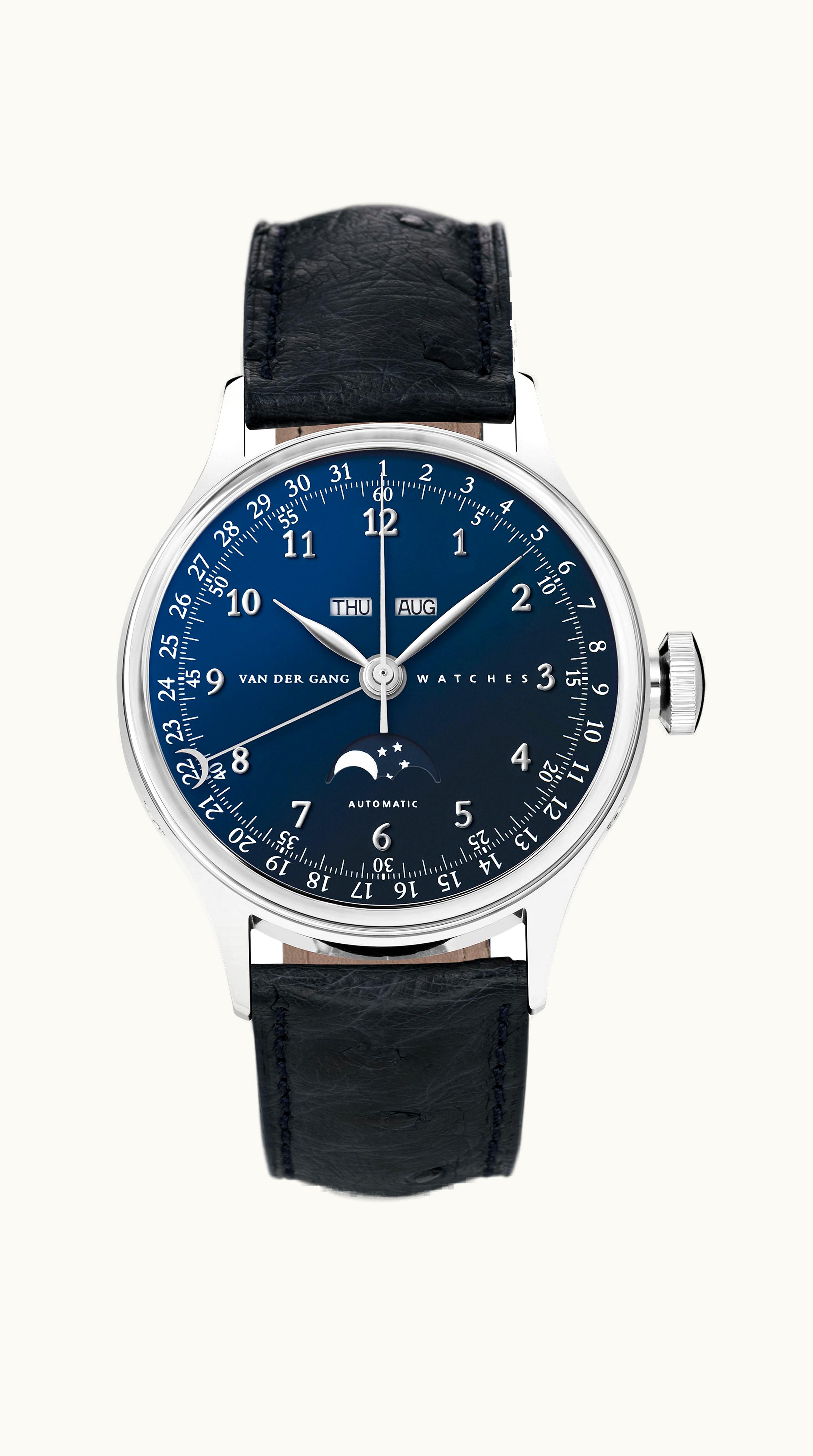 Van der Gang Watches 20008M Stainless Steel / Blue