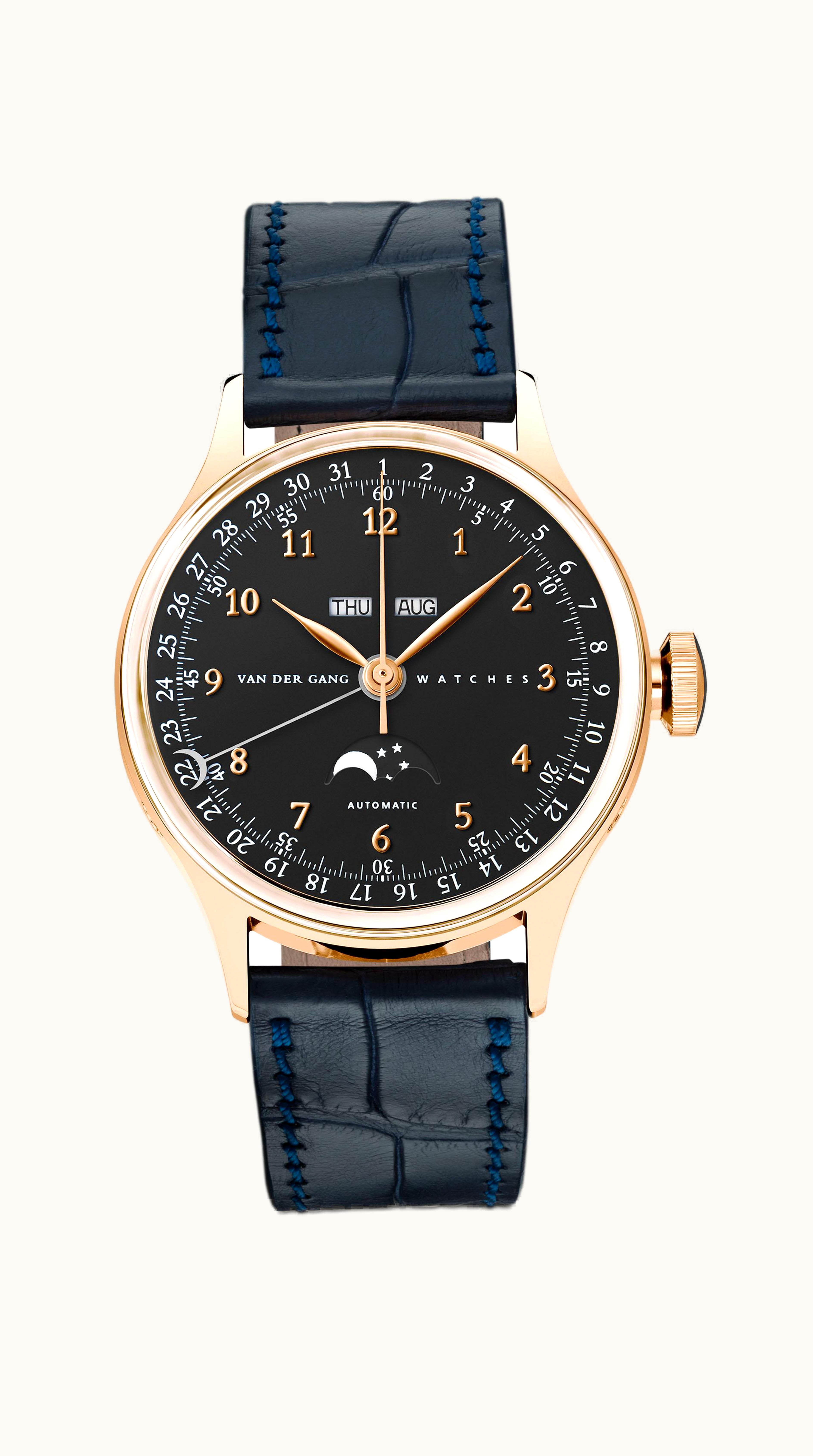 Van der Gang Watches 20012M Rose Gold / Black