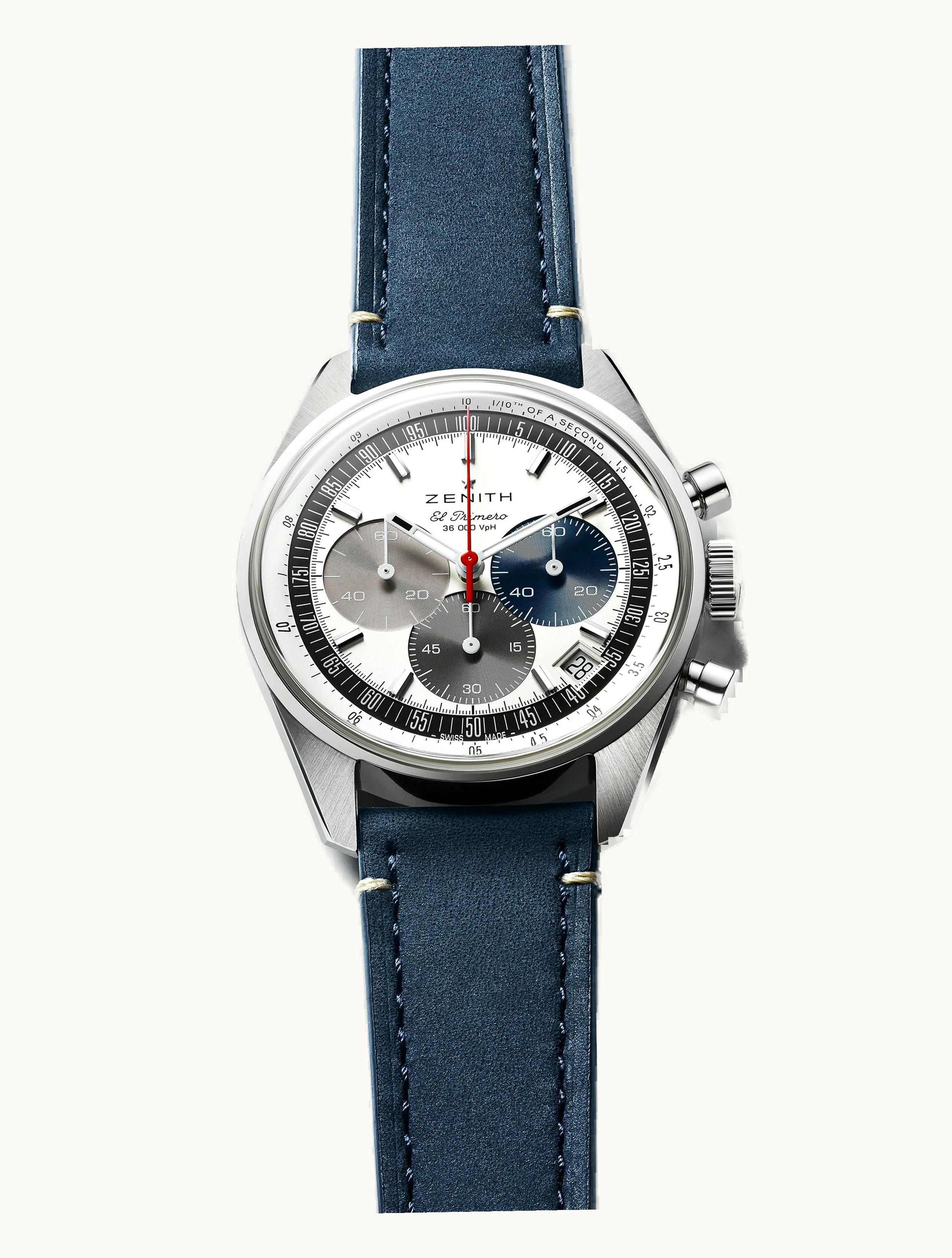 Zenith Chronomaster Original Stainless Steel / Silver / Strap