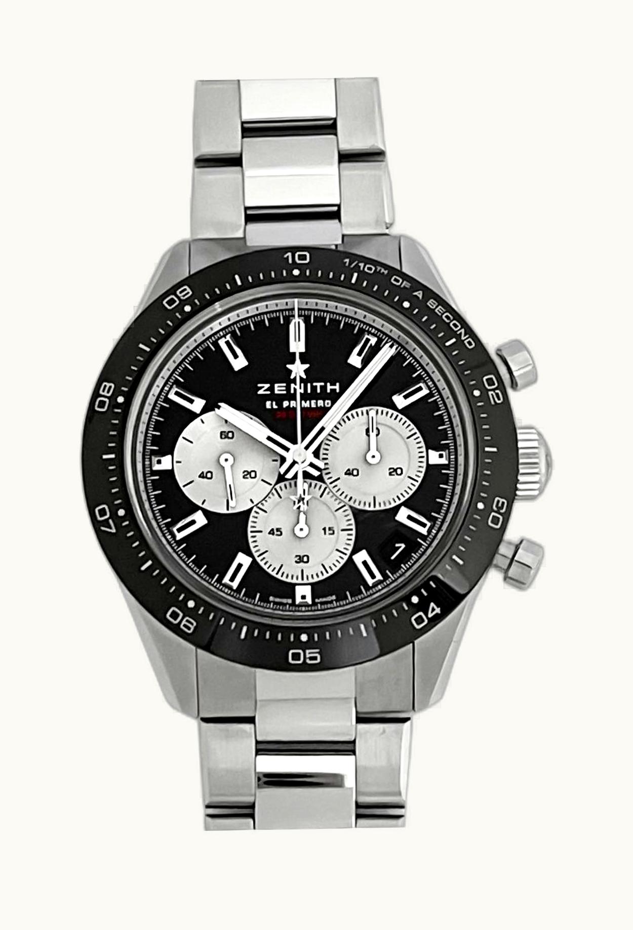 Zenith Chronomaster Sport Yoshida Stainless Steel / Black / Bracelet