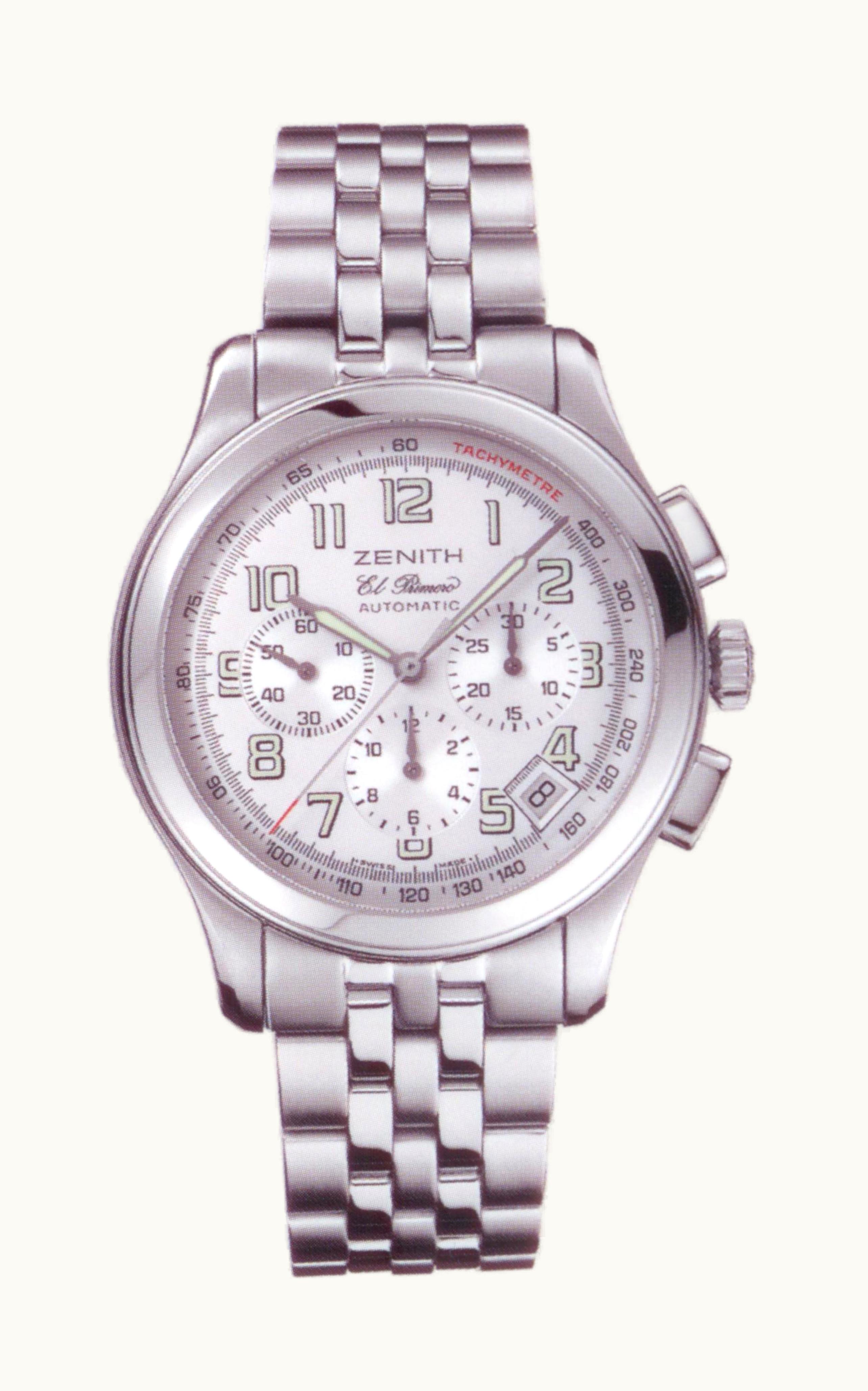 Zenith Class Sport El Primero Stainless Steel / Silver / Bracelet