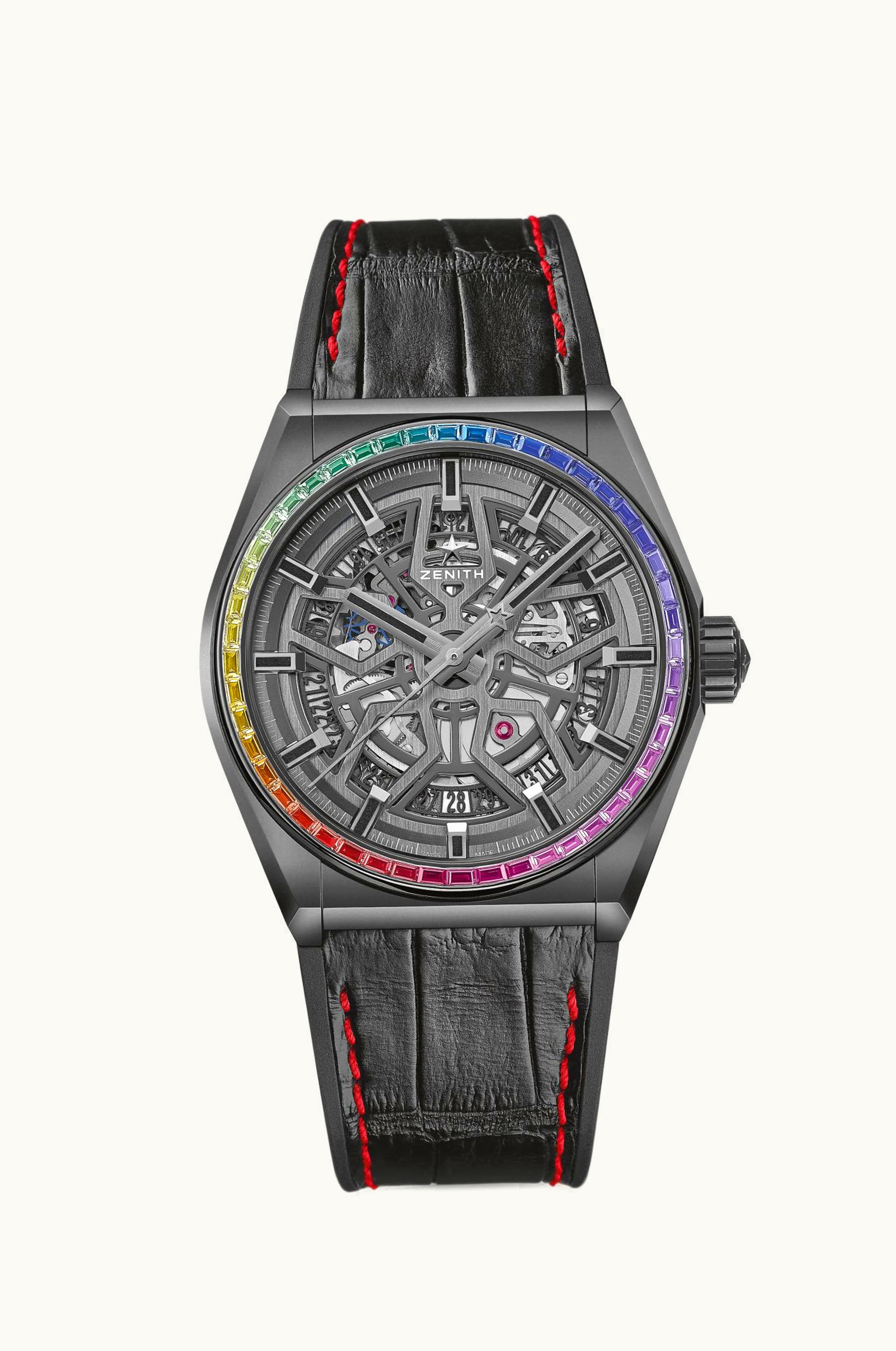 Zenith Defy Classic 41mm Black Ceramic / Rainbow / Greater China