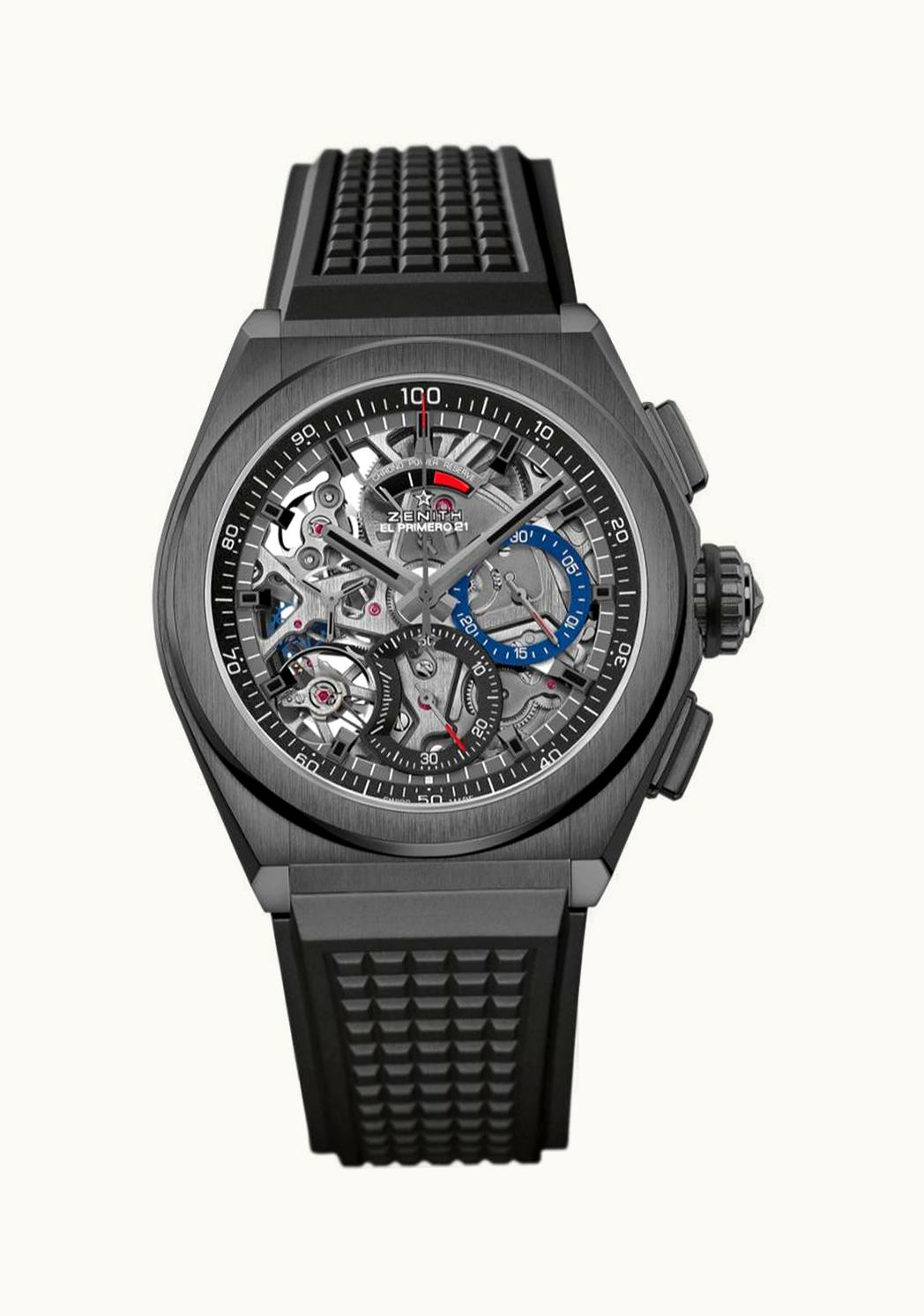 Zenith Defy El Primero 21 Black Ceramic / Skeleton / Rubber