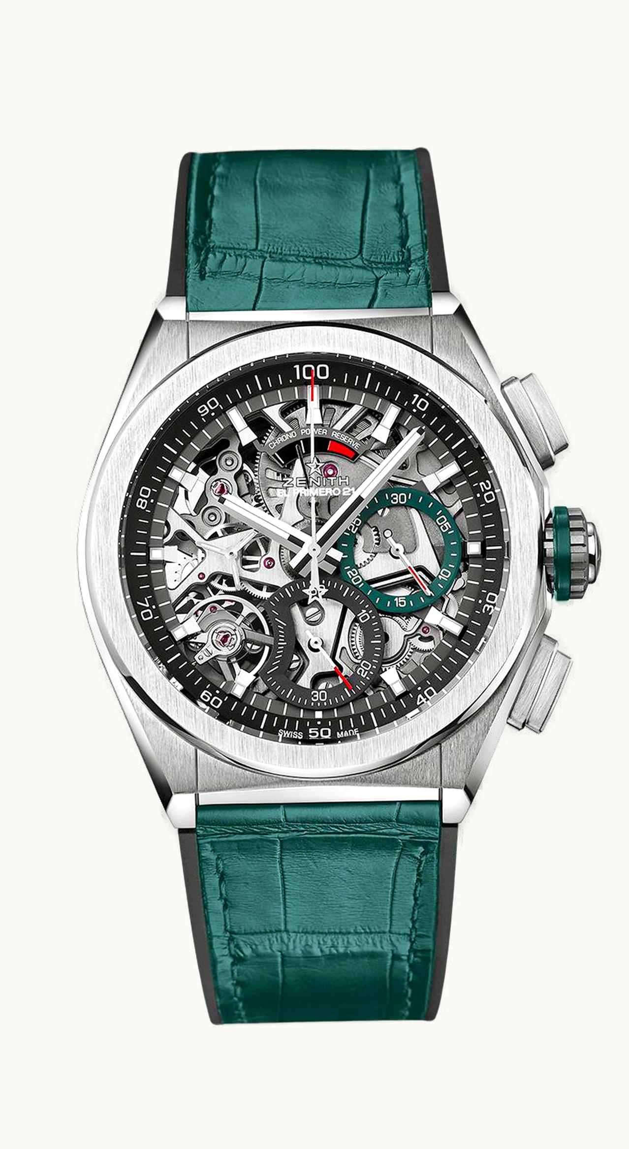 Zenith Defy El Primero 21 Titanium / Skeleton / Alligator / Vendôme Limited Edition
