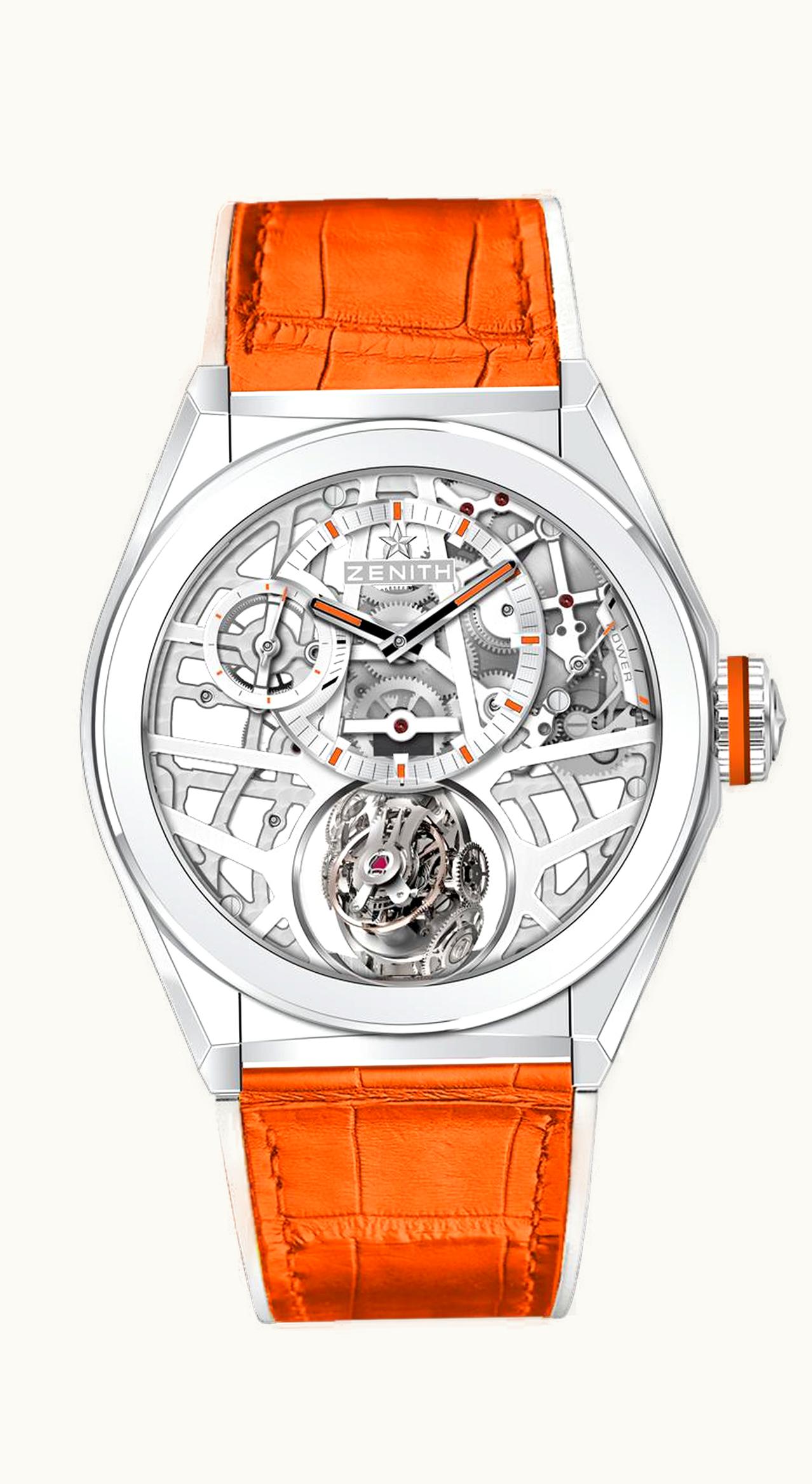 Zenith Defy Zero G Titanium / Skeleton / Alligator / Swizz Beatz