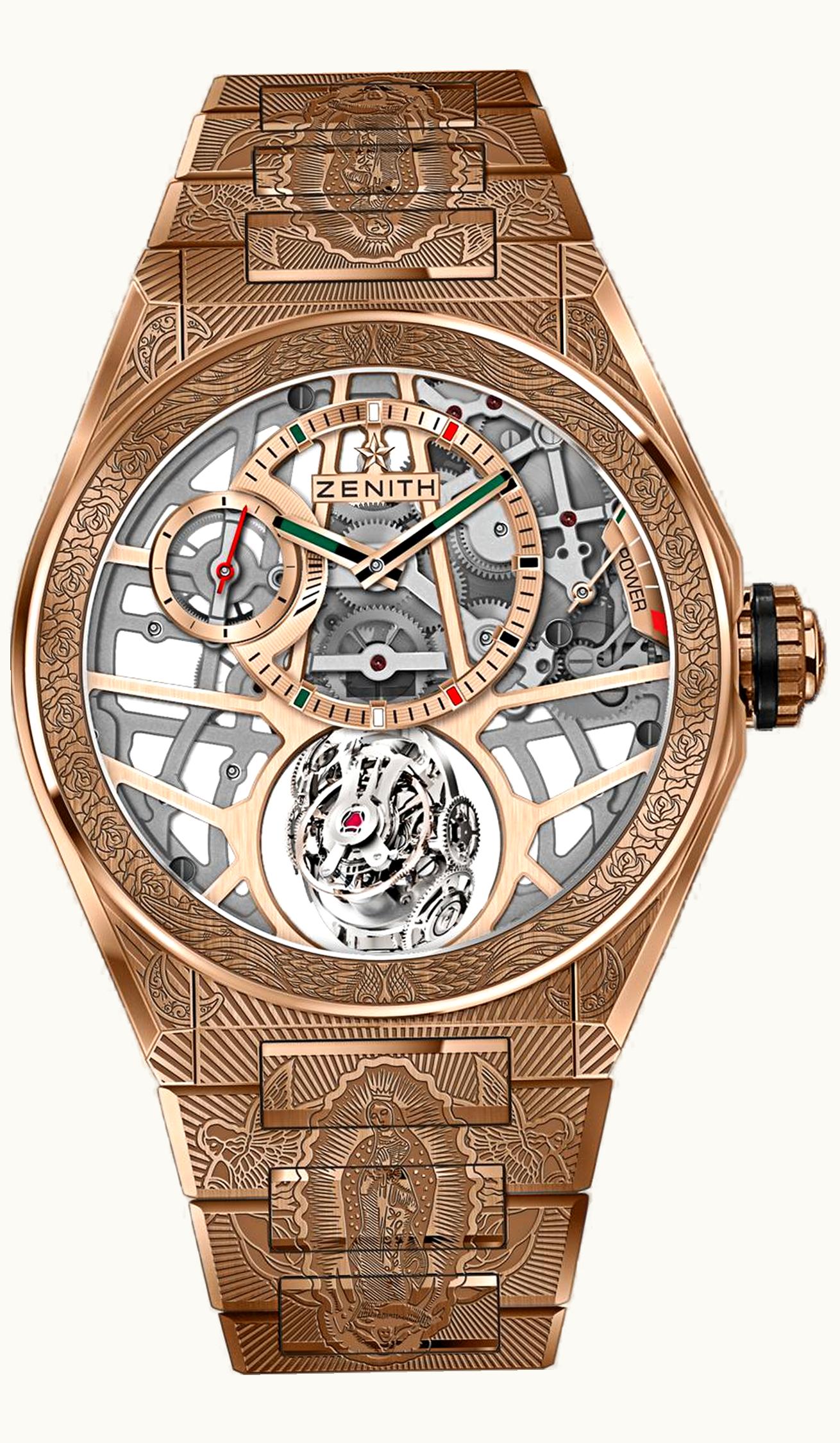 Zenith Defy Zero G Titanium / Virgen de Guadelupe Edition