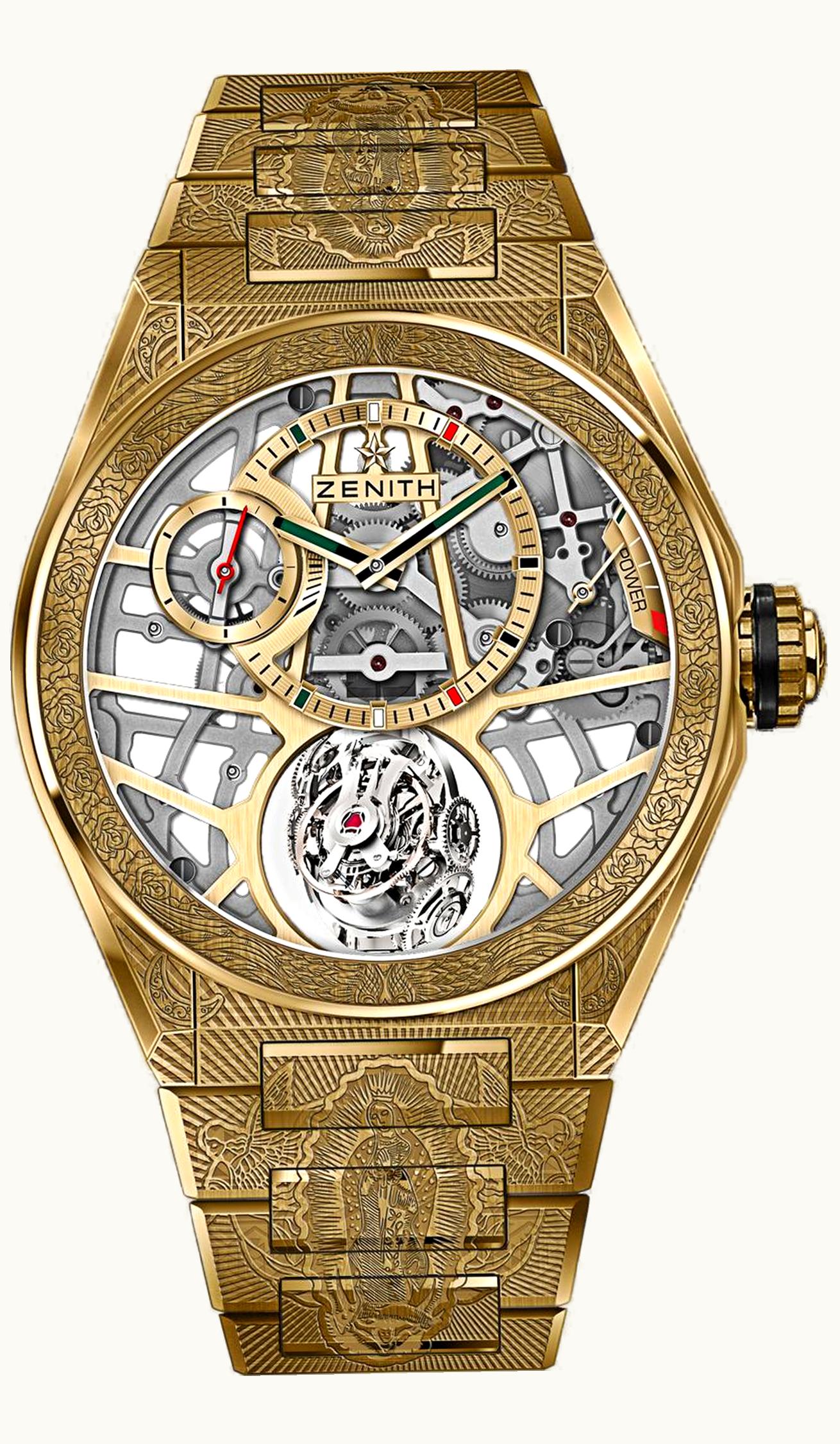 Zenith Defy Zero G Yellow Gold / Virgen de Guadelupe Edition