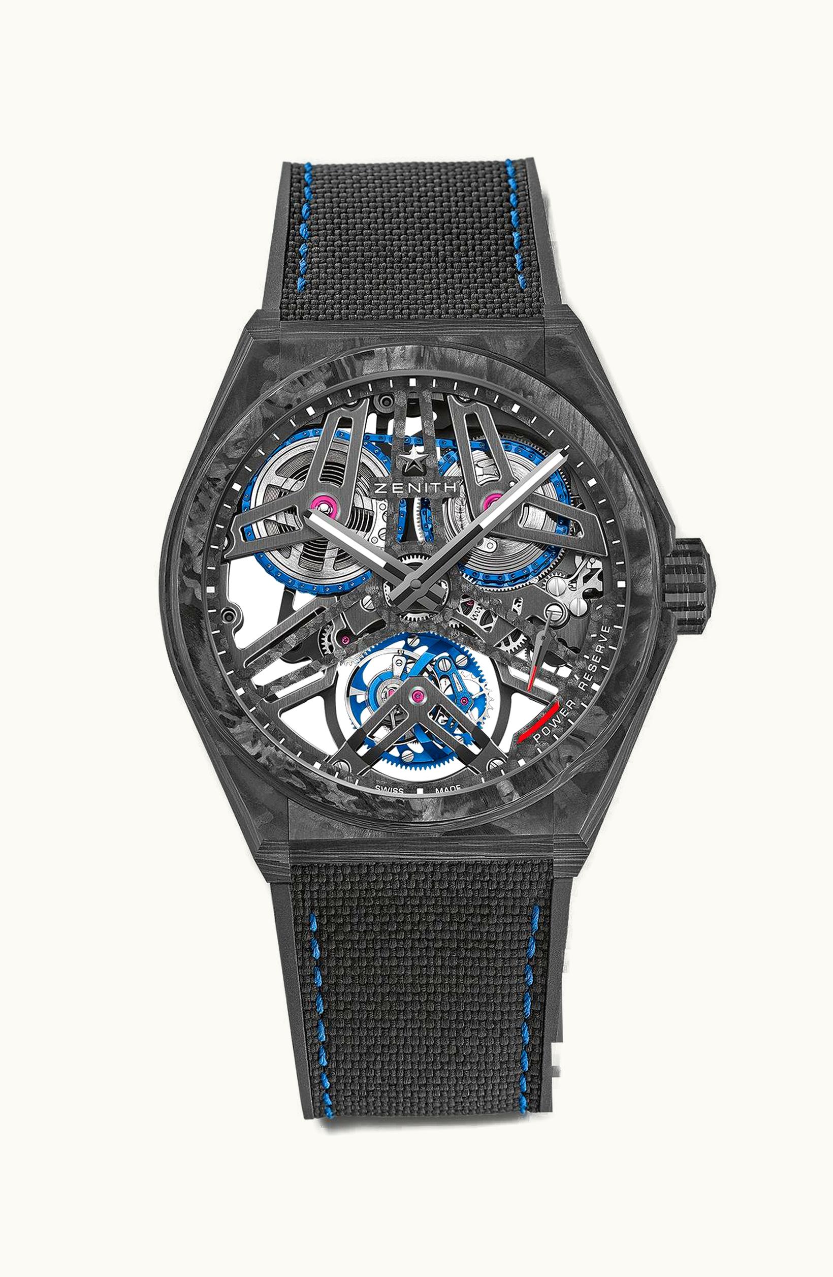 Zenith Defy Fusee Tourbillon Full Carbon / Skeleton / Cordura