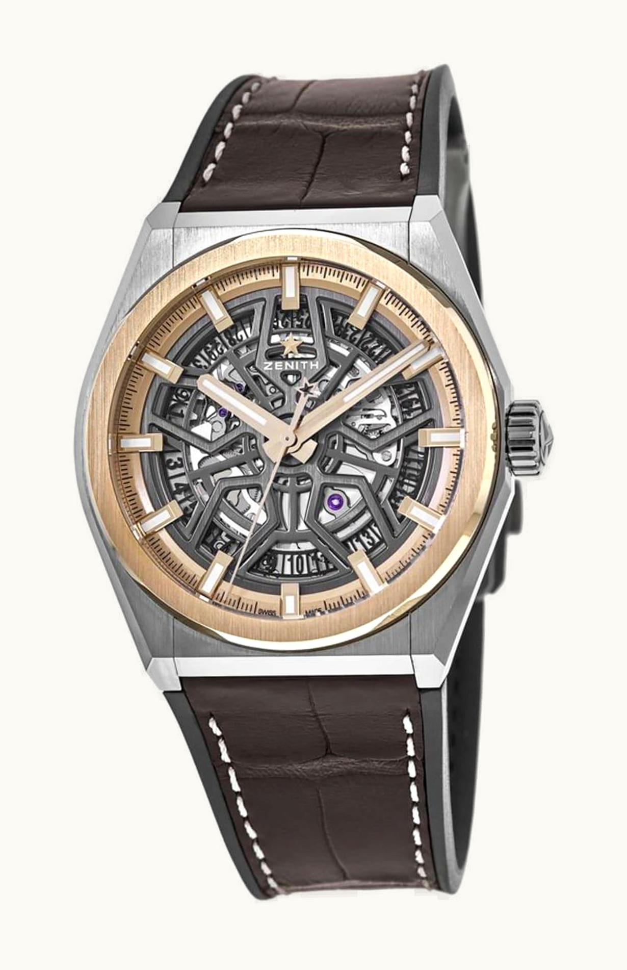 Zenith Defy Classic 41mm Titanium / Rose Gold / Alligator