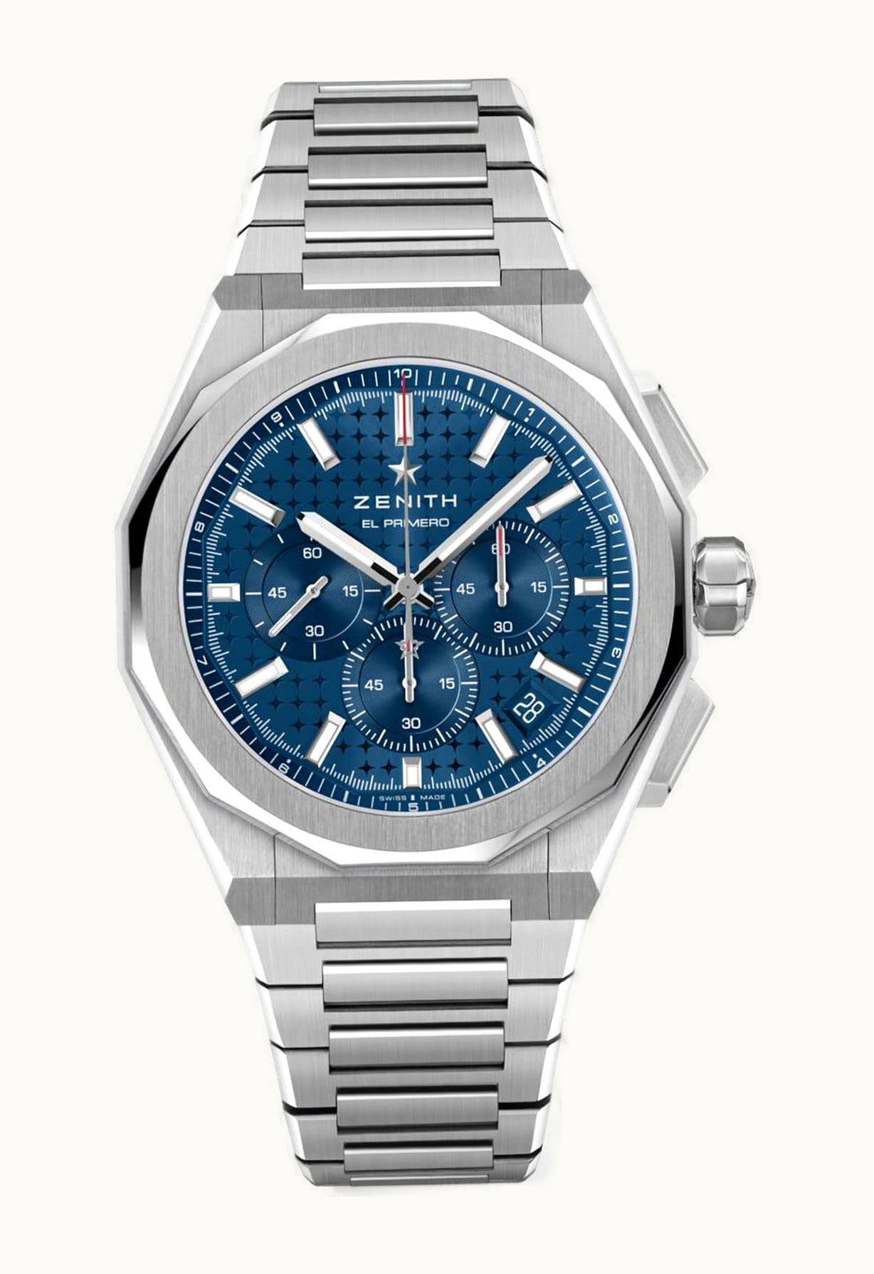 Zenith Defy Skyline Chrono Stainless Steel / Blue