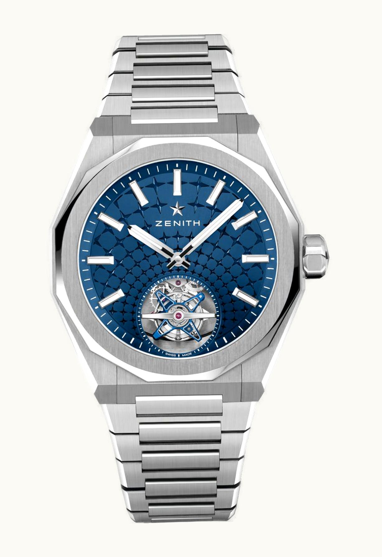 Zenith Defy Skyline Tourbillon Stainless Steel / Blue