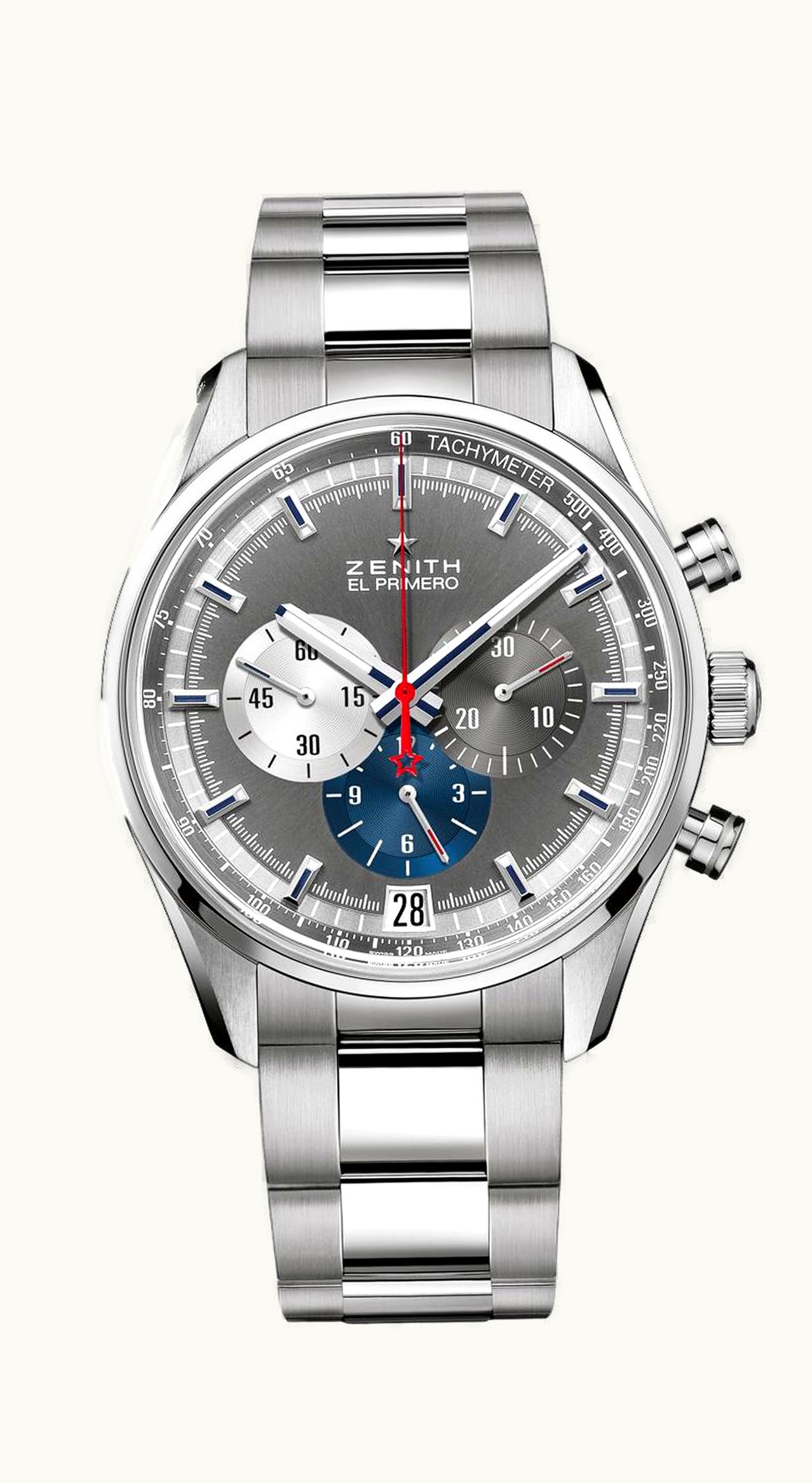 Zenith El Primero Chronomaster 42 Stainless Steel / Anthracite / Bracelet