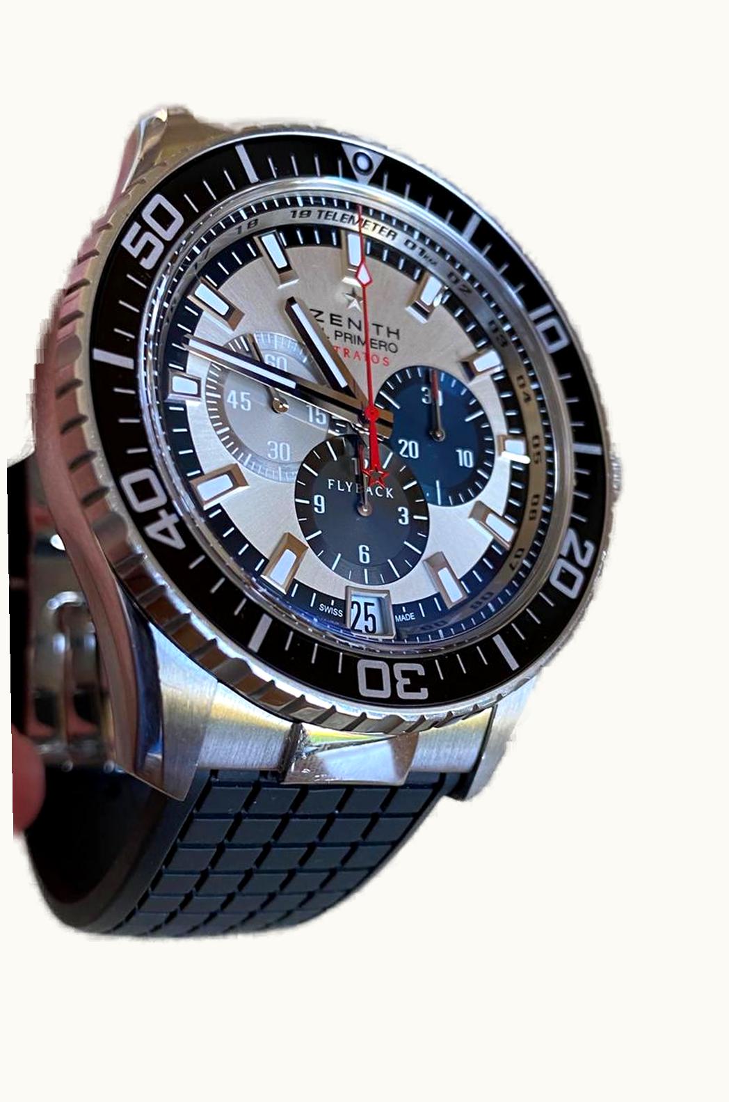 Zenith El Primero Stratos Flyback Tribute to Felix Baumgartner
