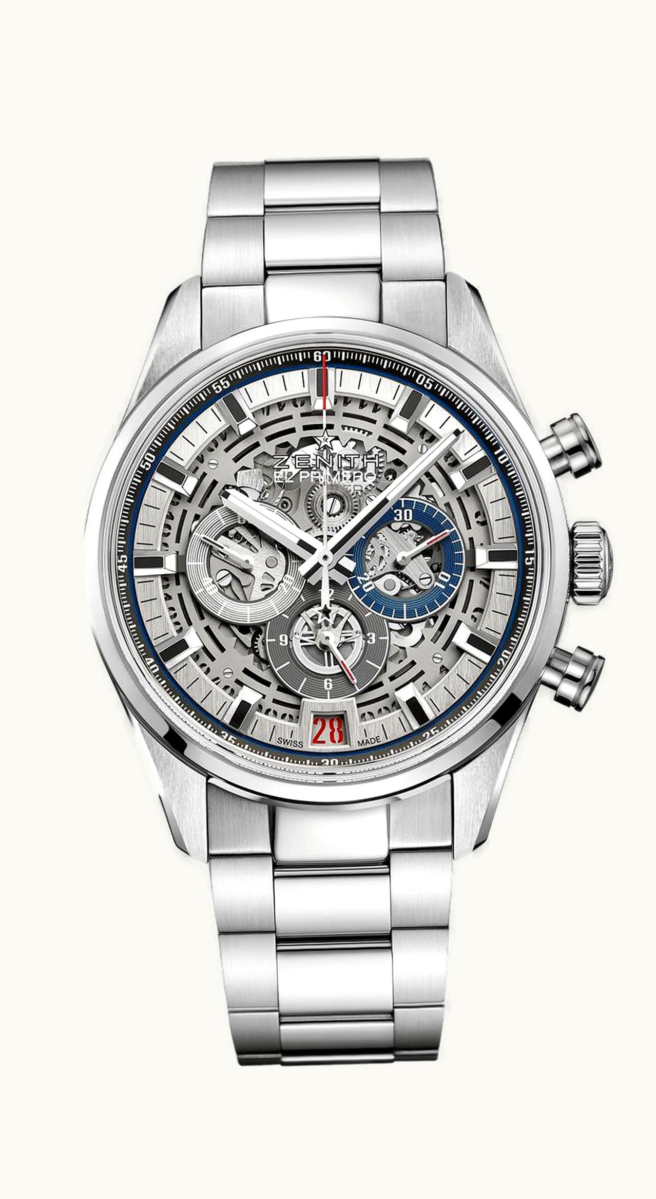 Zenith El Primero Chronomaster Full Open 42 Stainless Steel / Bracelet