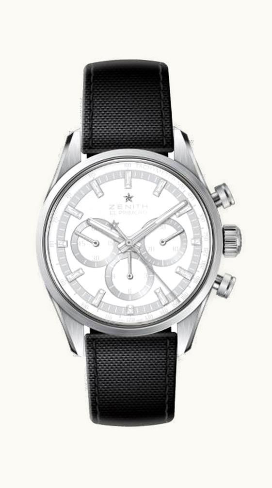 Zenith El Primero Chronomaster 38 Stainless Steel / White / C.01