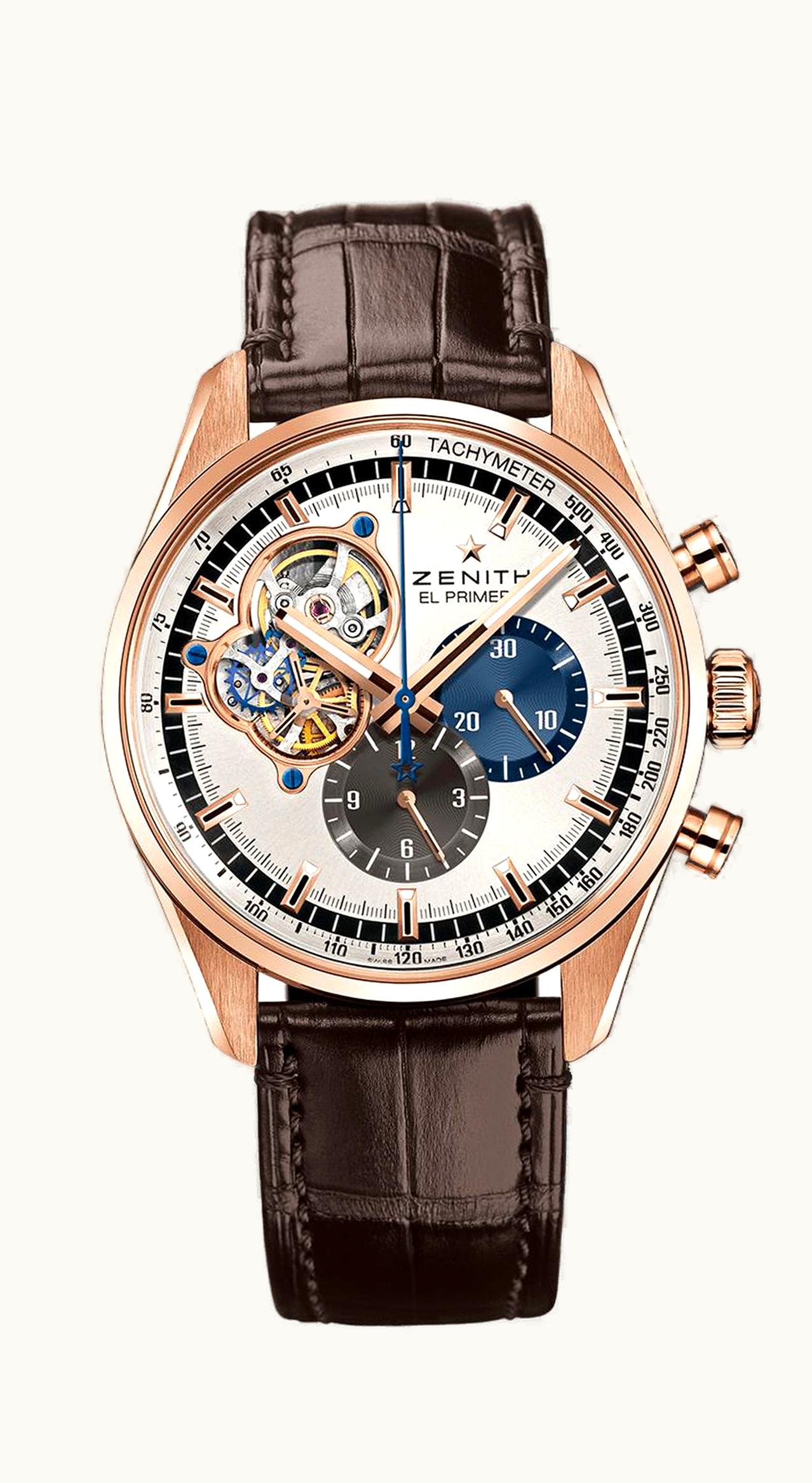 Zenith El Primero Chronomaster 1969 Gold / Silver / Alligator