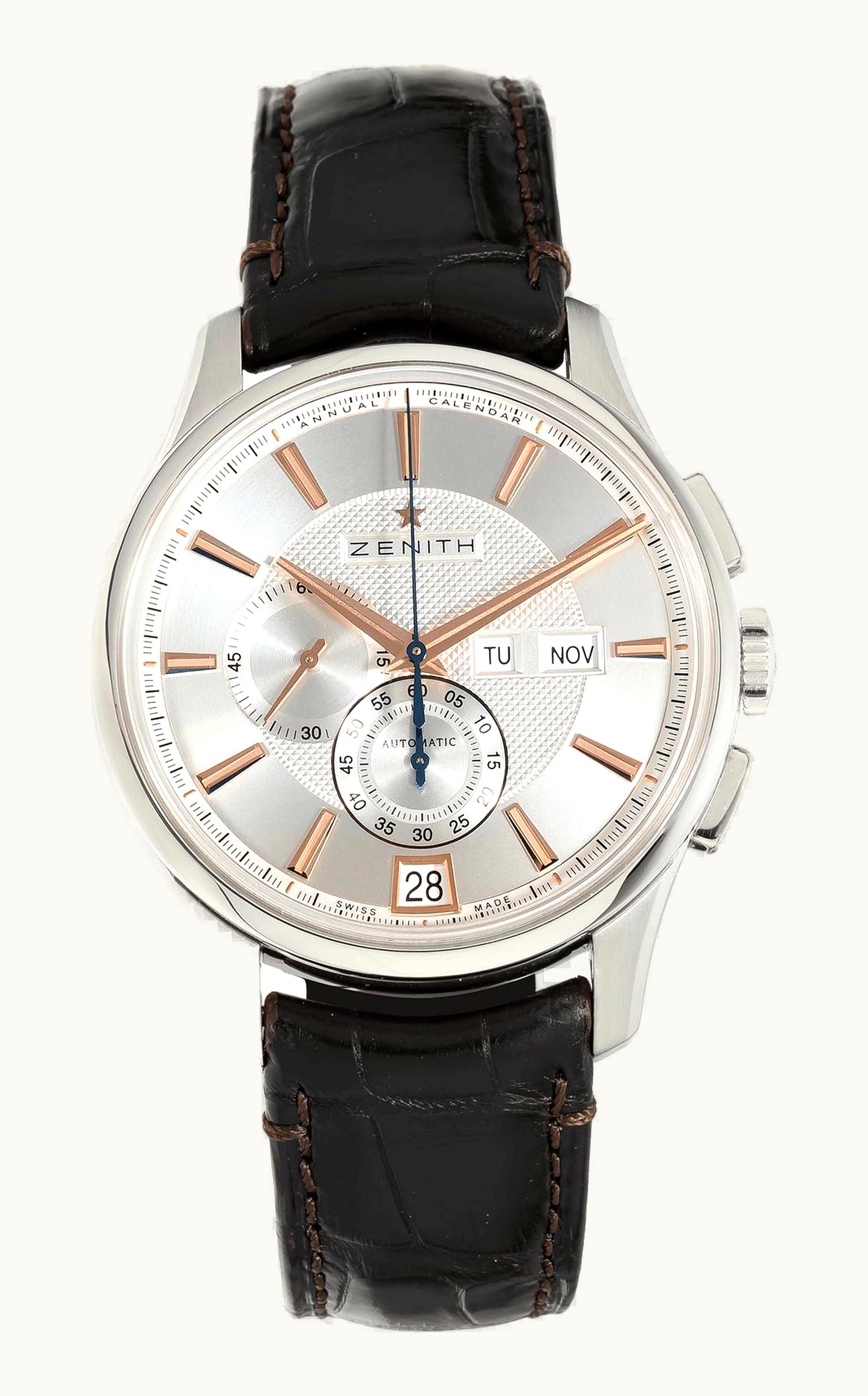 Zenith El Primero Winsor Annual Calendar Smoked