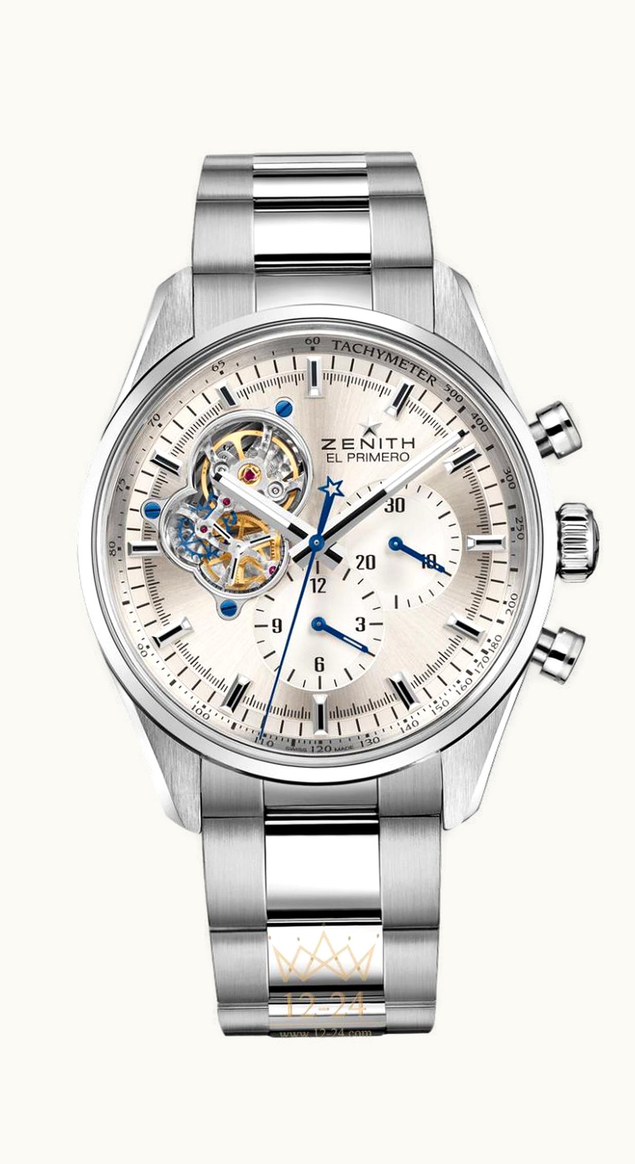 Zenith El Primero Chronomaster Open Stainless Steel / Silver / Bracelet