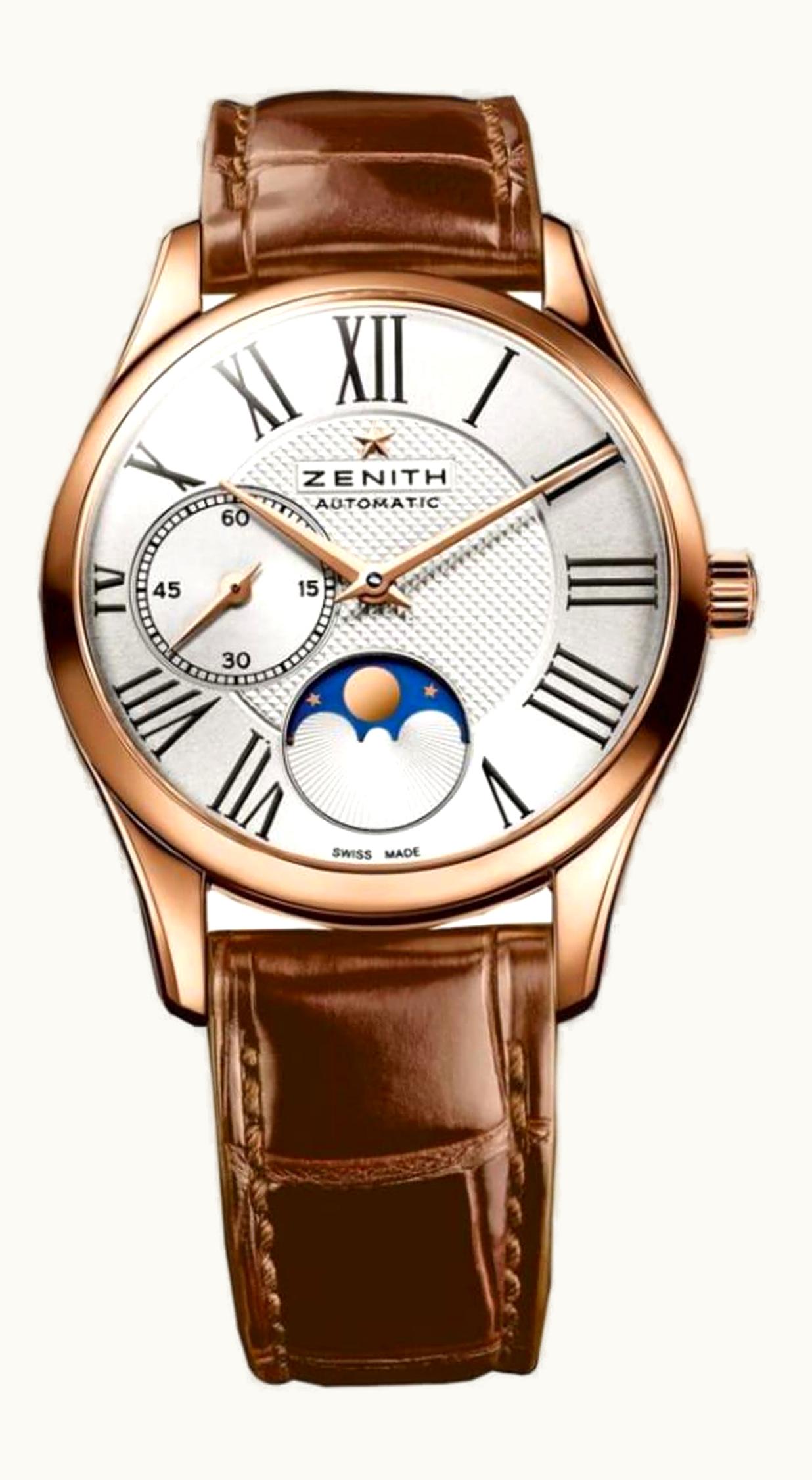 Zenith Elite Ultra Thin Lady Moonphase Rose Gold / Roman