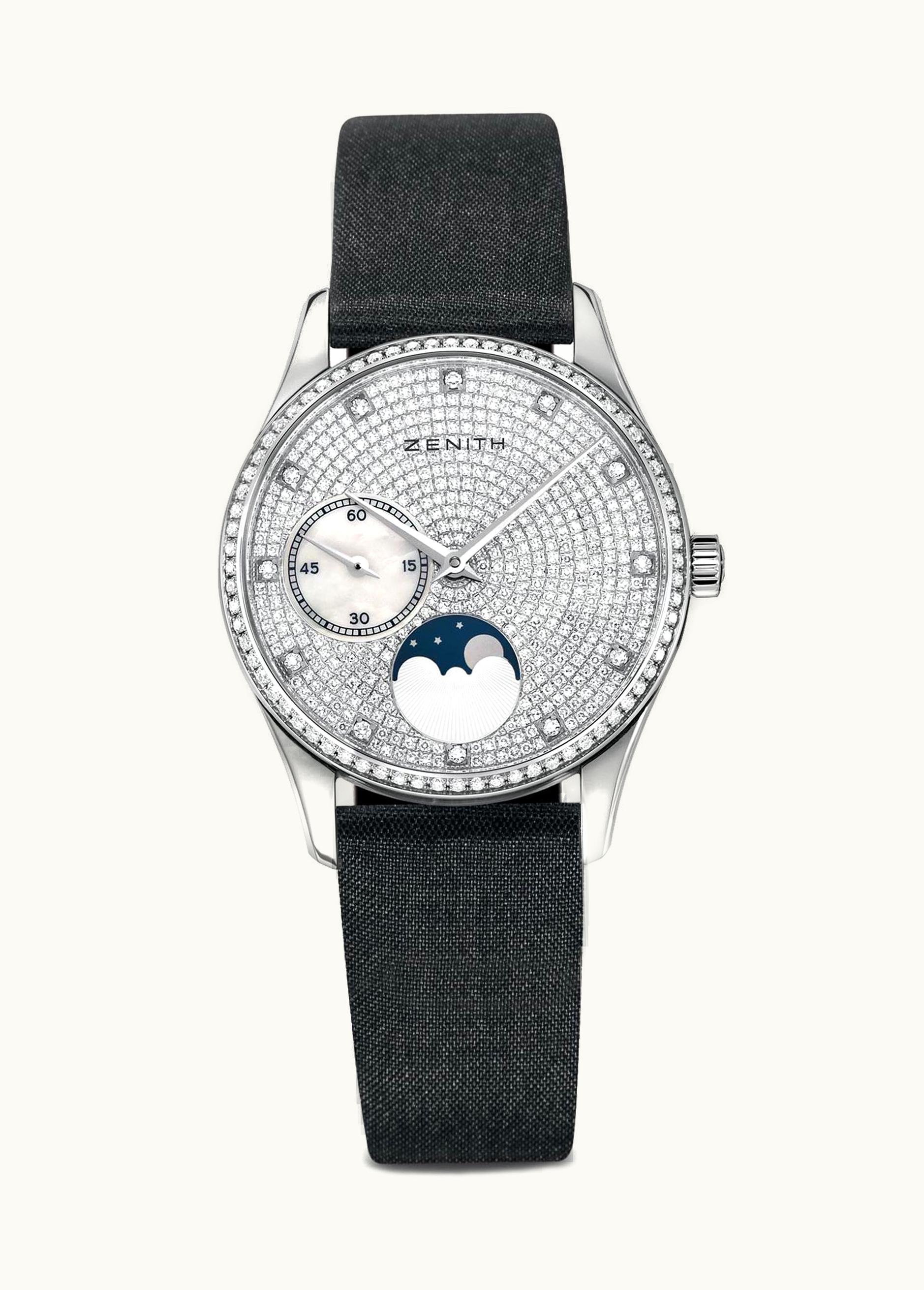 Zenith Elite Ultra Thin Lady Moonphase Rose Gold / Roman / Bracelet