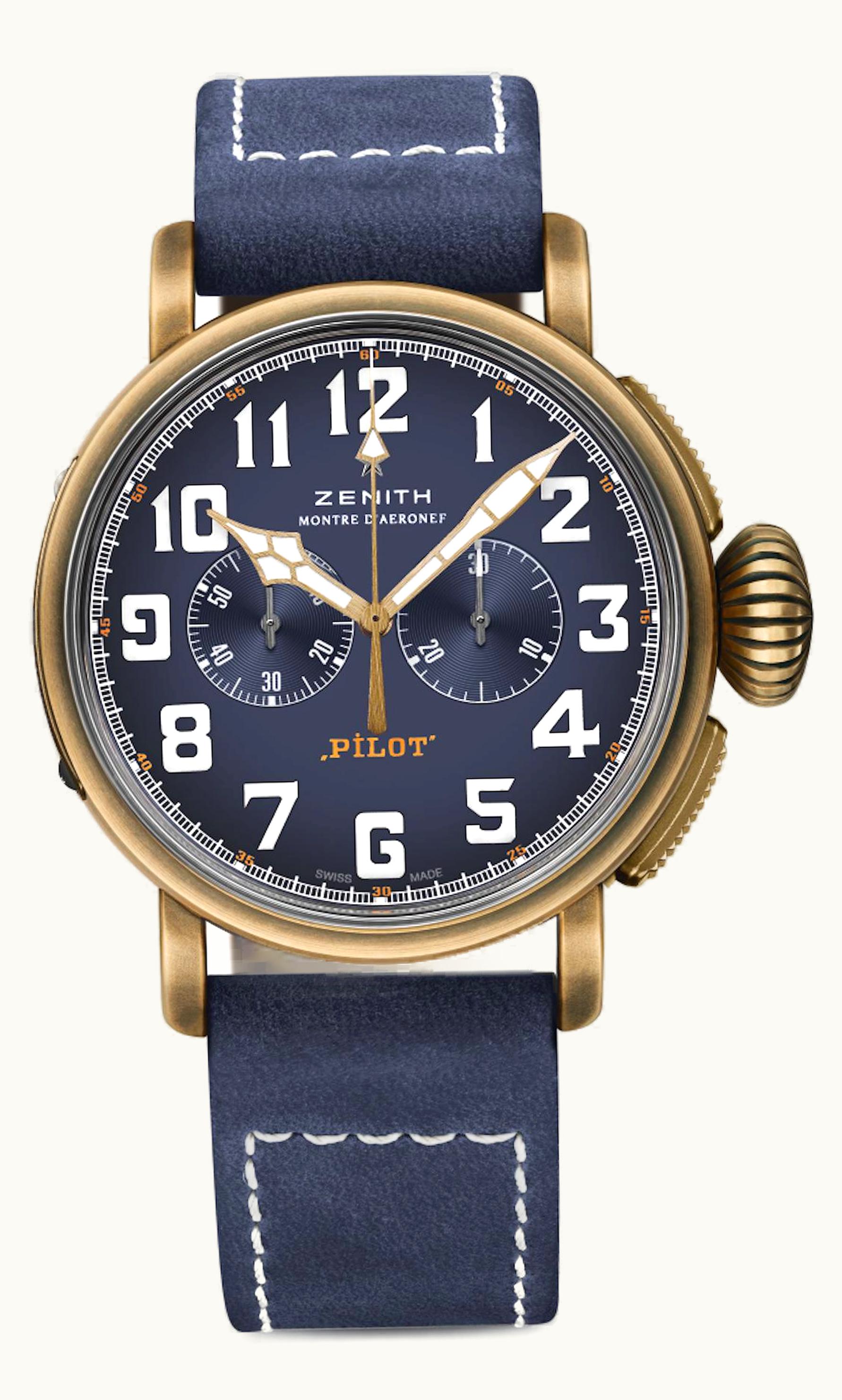 Zenith Pilot Type 20 Extra Special Chronograph Bronze / Blue
