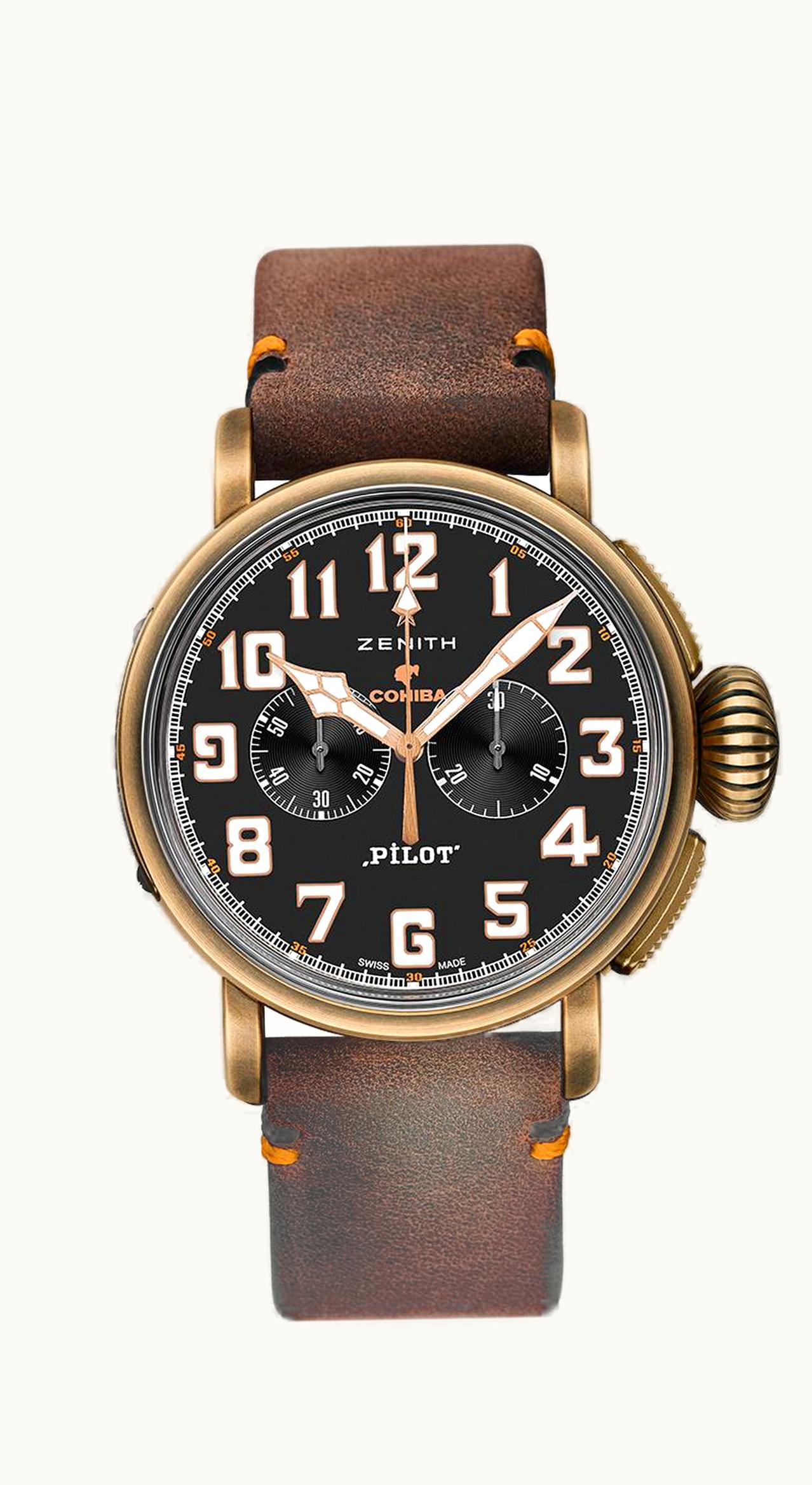 Zenith Pilot Type 20 Cohiba Edition Chronograph Bronze / Black